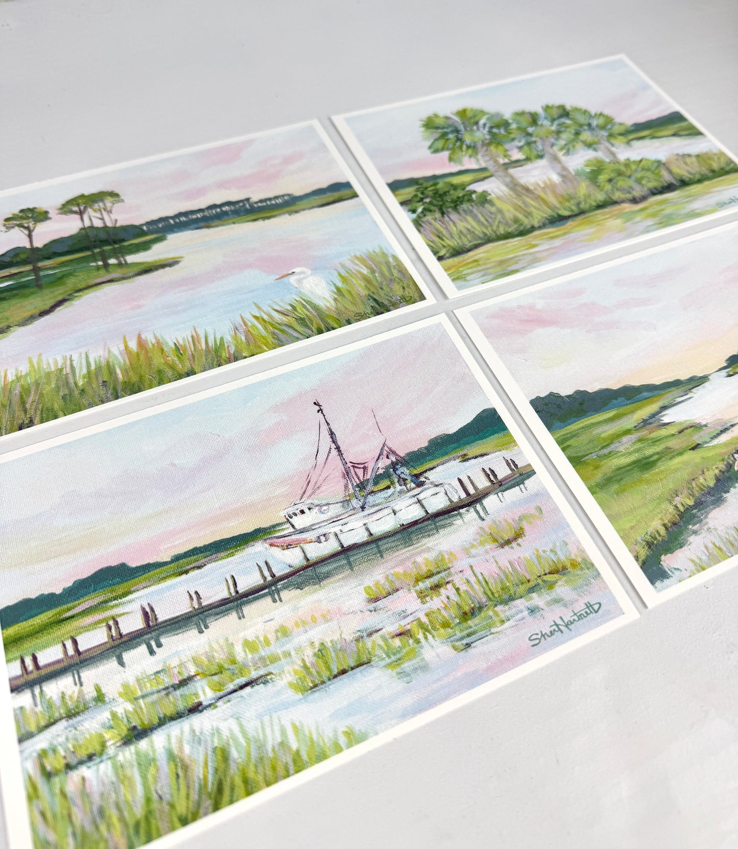 Lowcountry Classic Collection — Fine Art Prints (Individual or Set of 4, 3 Sizes)