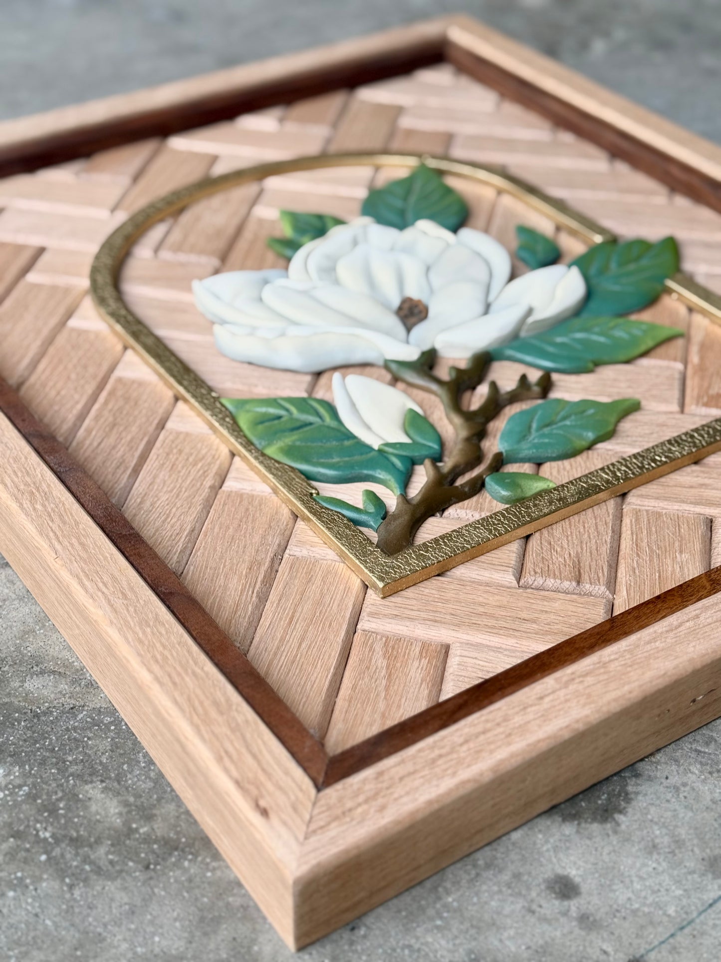 Magnolia Arched Window