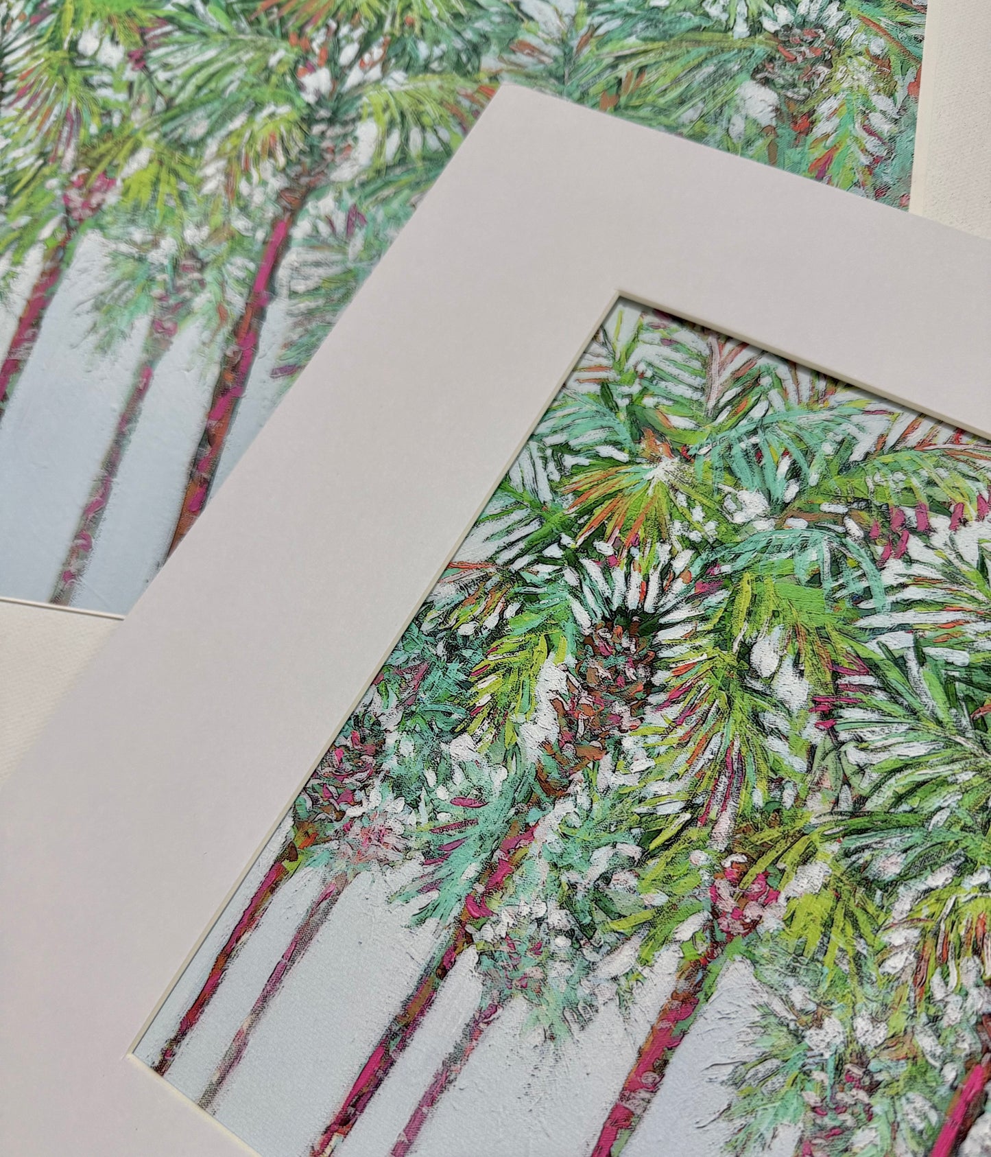 Under the Palms- Giclee Print