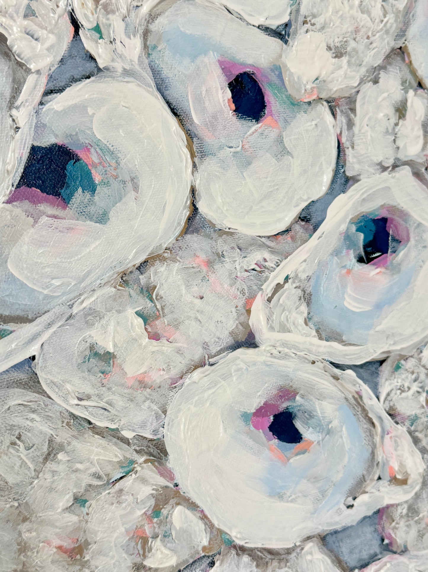 Oyster Season – Original 18x24 Acrylic Painting (Framed 19x25)