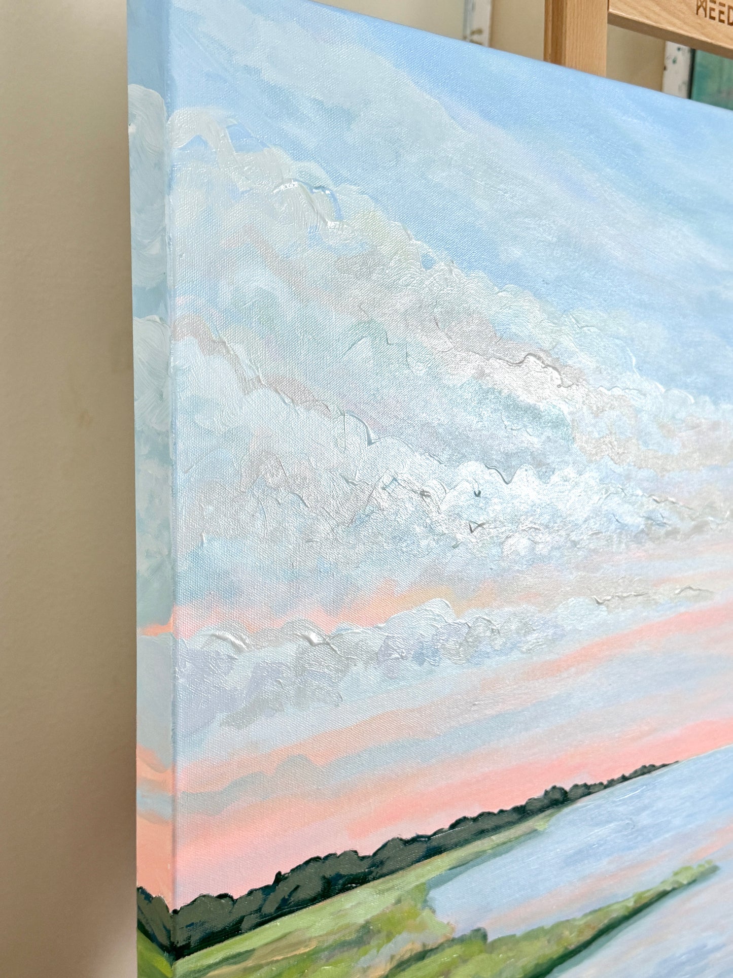 Morning Marsh Light – Original Lowcountry Marsh Painting (30x40)