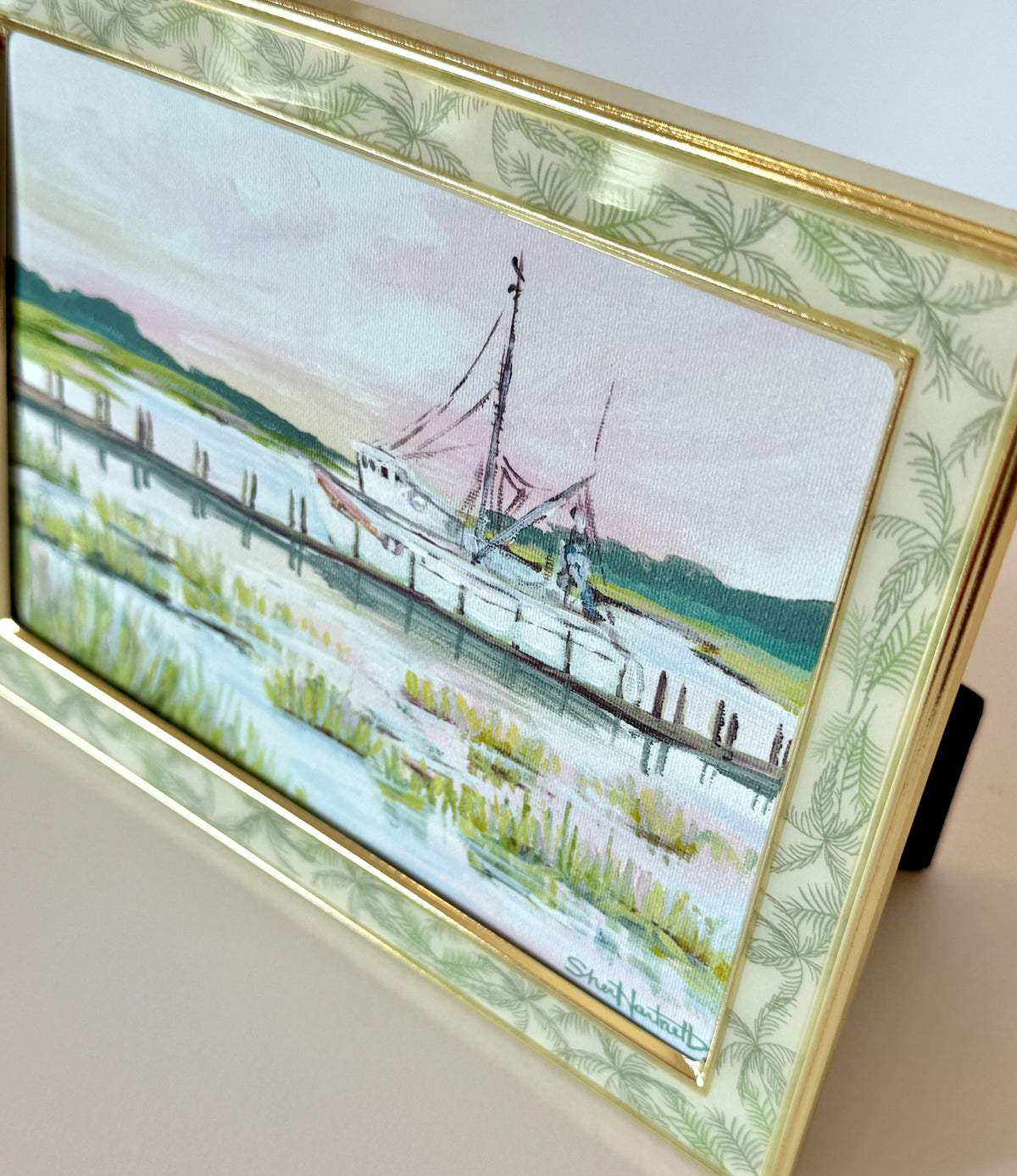 Shrimp Boat Framed Fine Art Print - Lowcountry Classic Collection