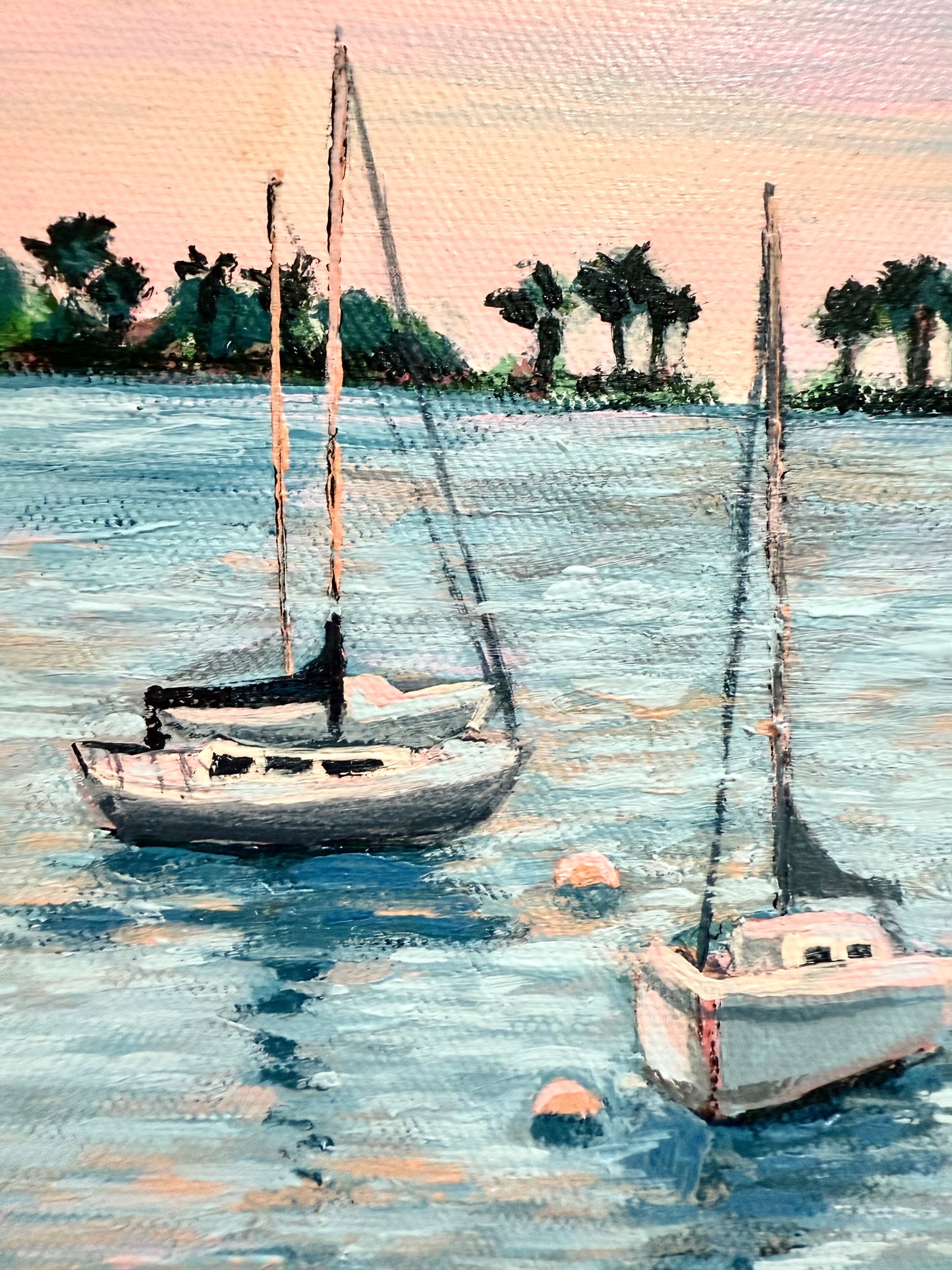 Giclee Print "Sunset Sailing" - Seaside Collection