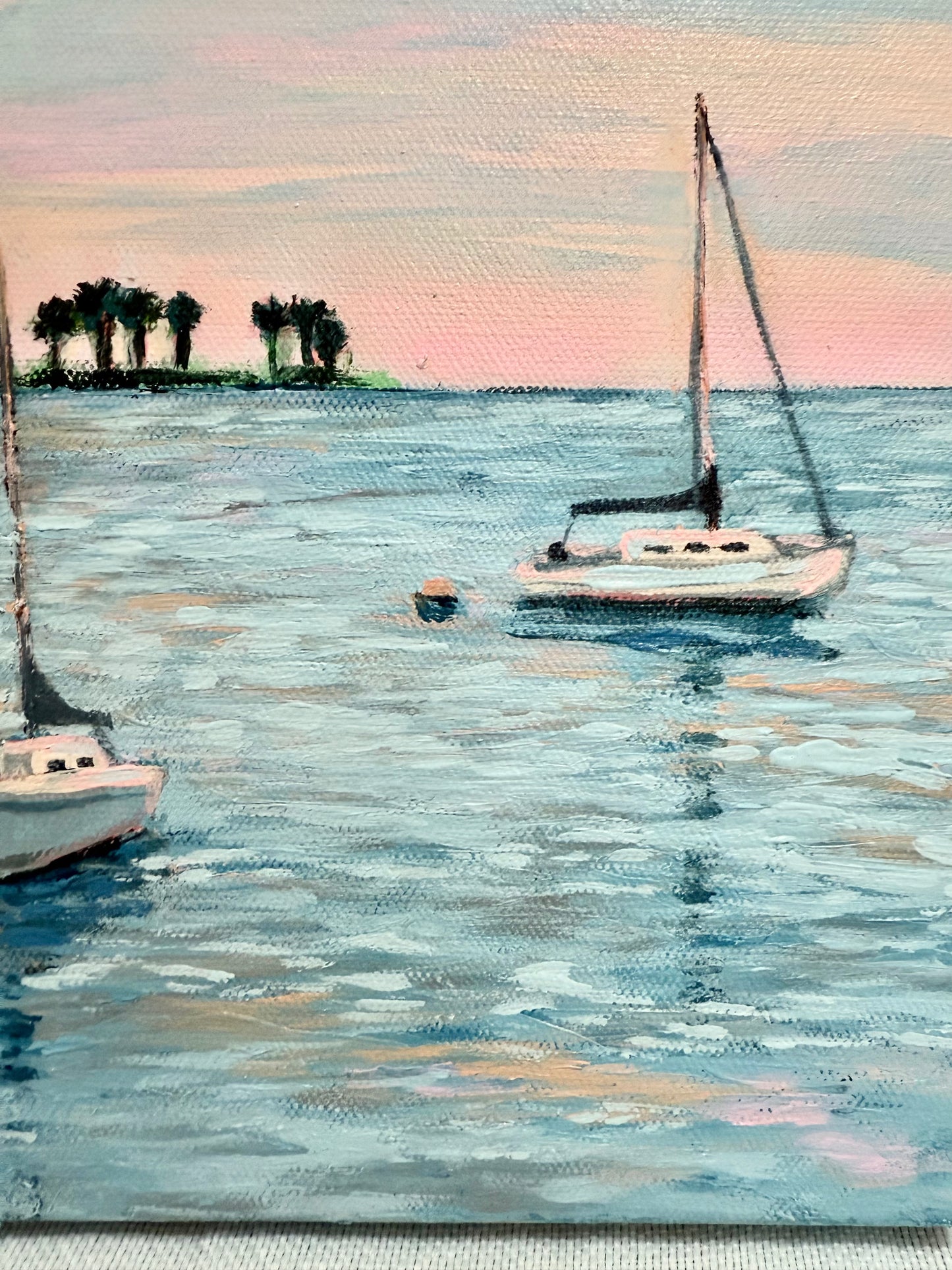 Giclee Print "Sunset Sailing" - Seaside Collection