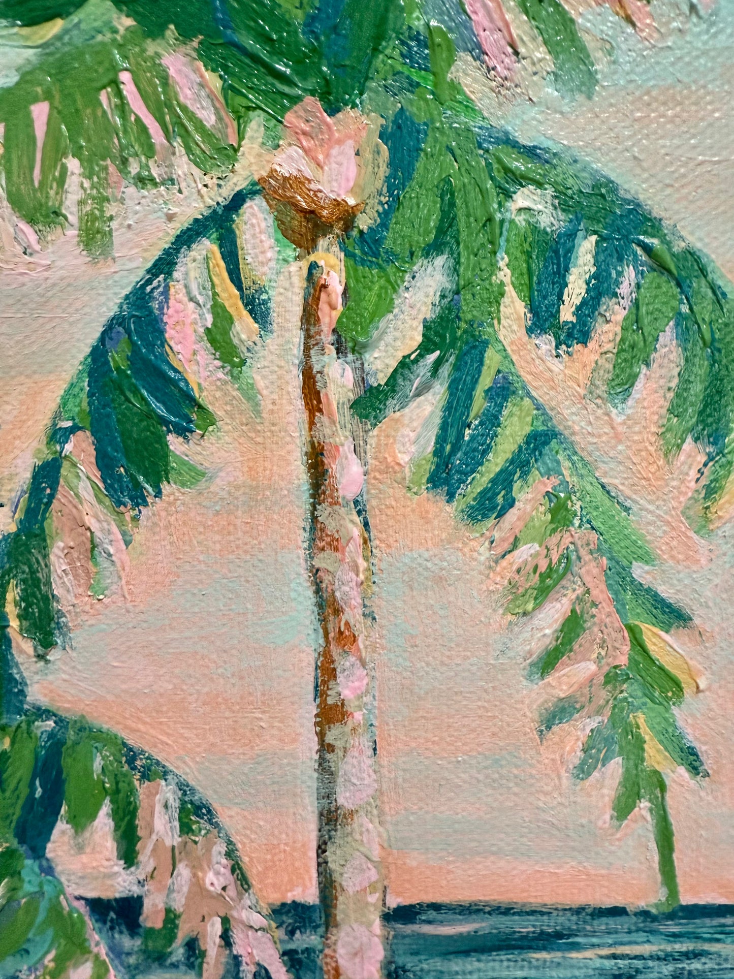 "Tropical Paradise" Original Acrylic Painting- Seaside Collection