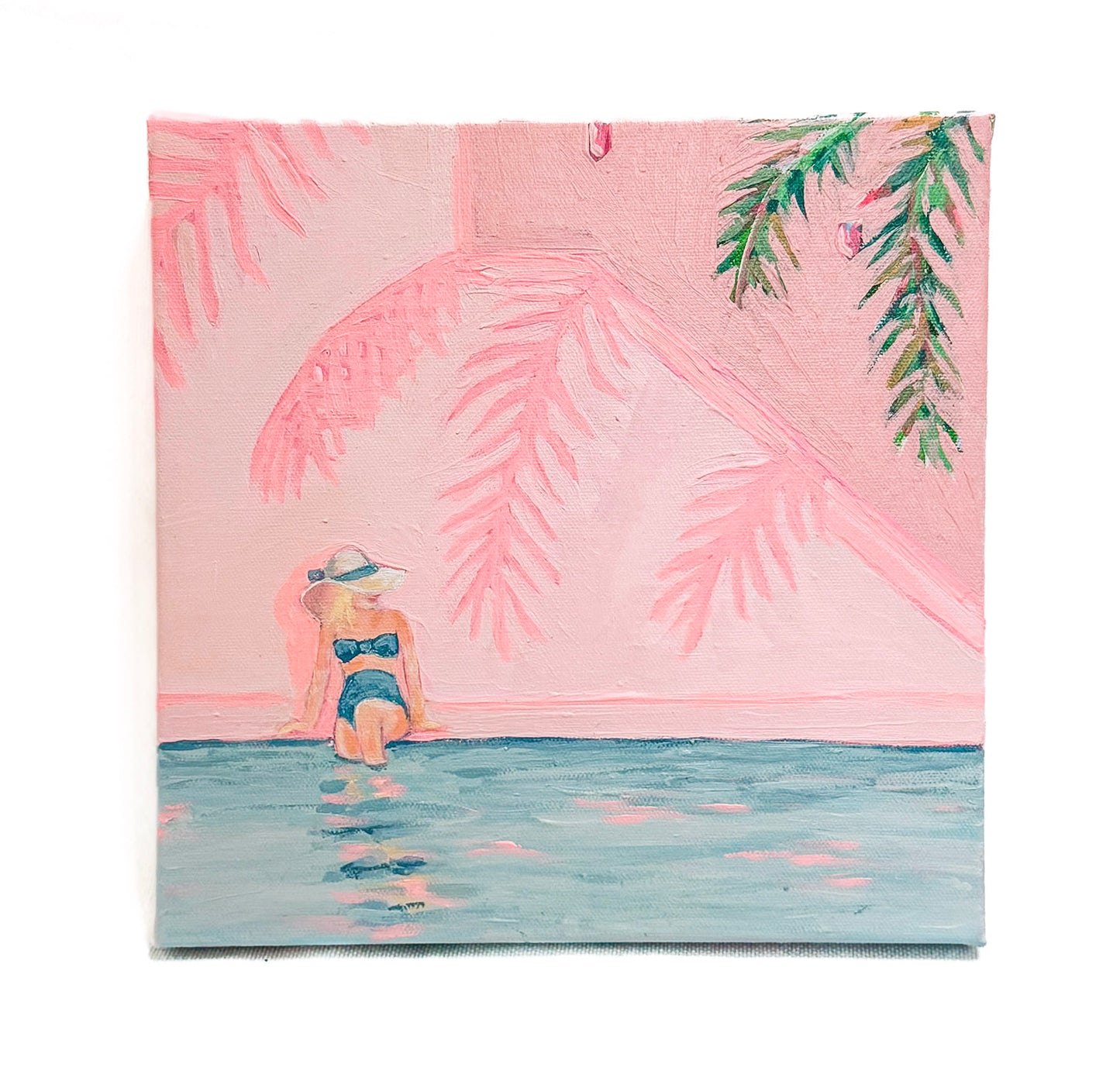 "Spa Day" Original Acrylic Painting- Seaside Collection