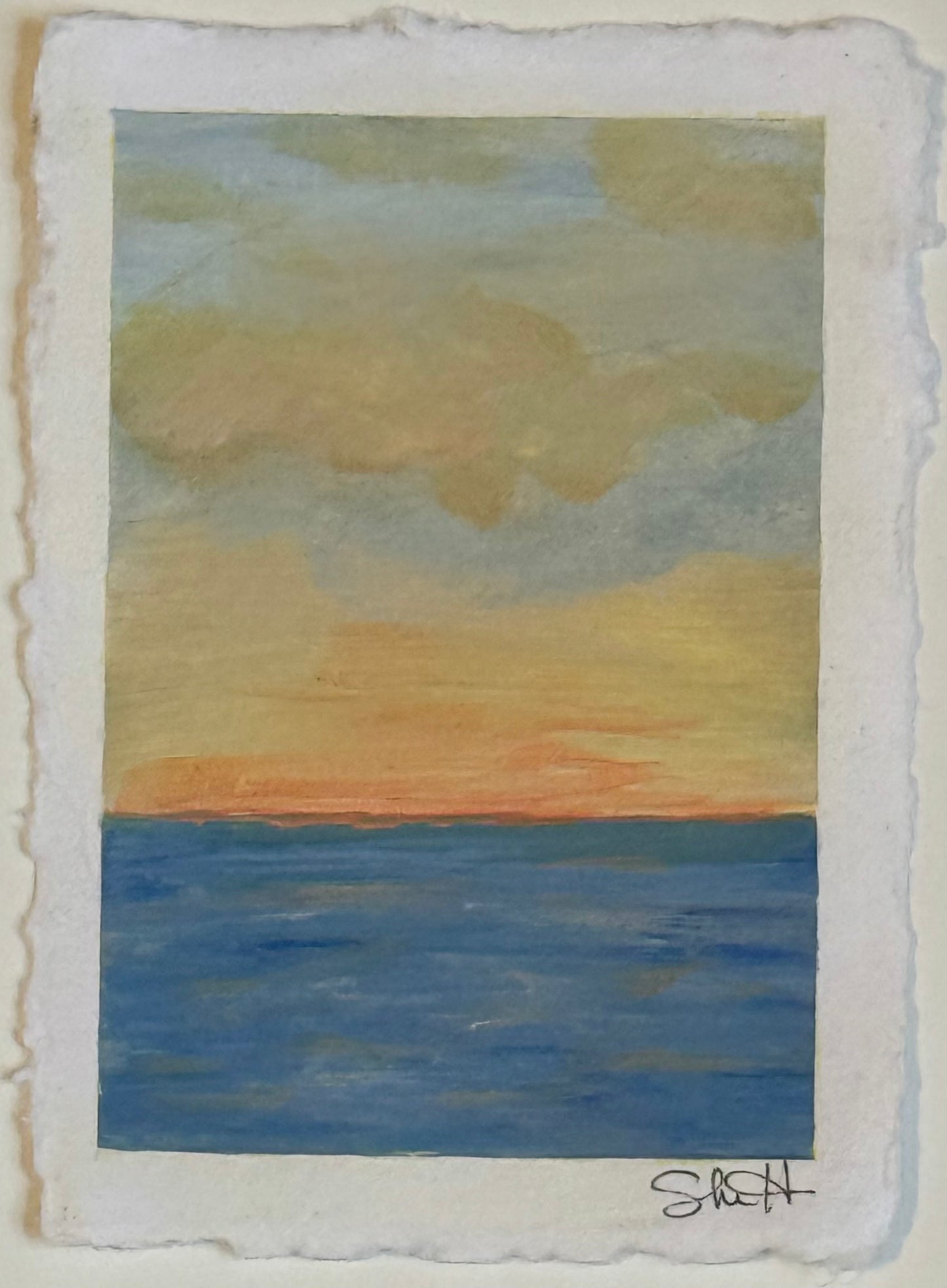 Sunset- Small Batch Acrylic Painting #4