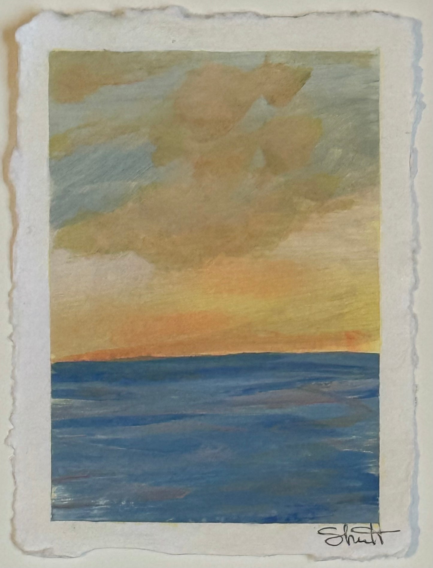 Sunset- Small Batch Acrylic Painting #5