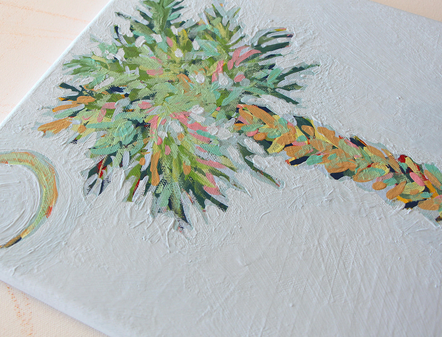 Palm and Moon #1 (Available April 17th)-Original Painting