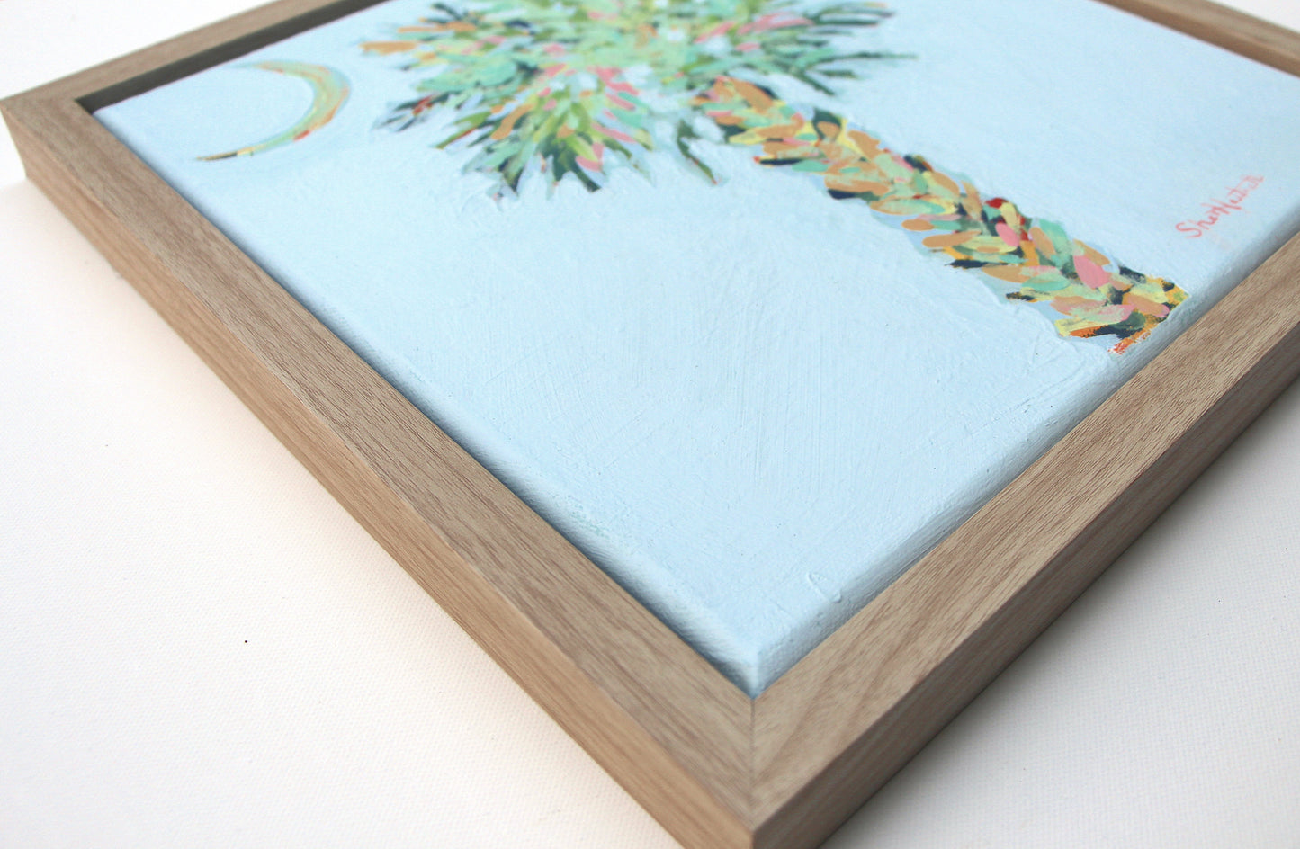 Palm and Moon #1 (Available April 17th)-Original Painting