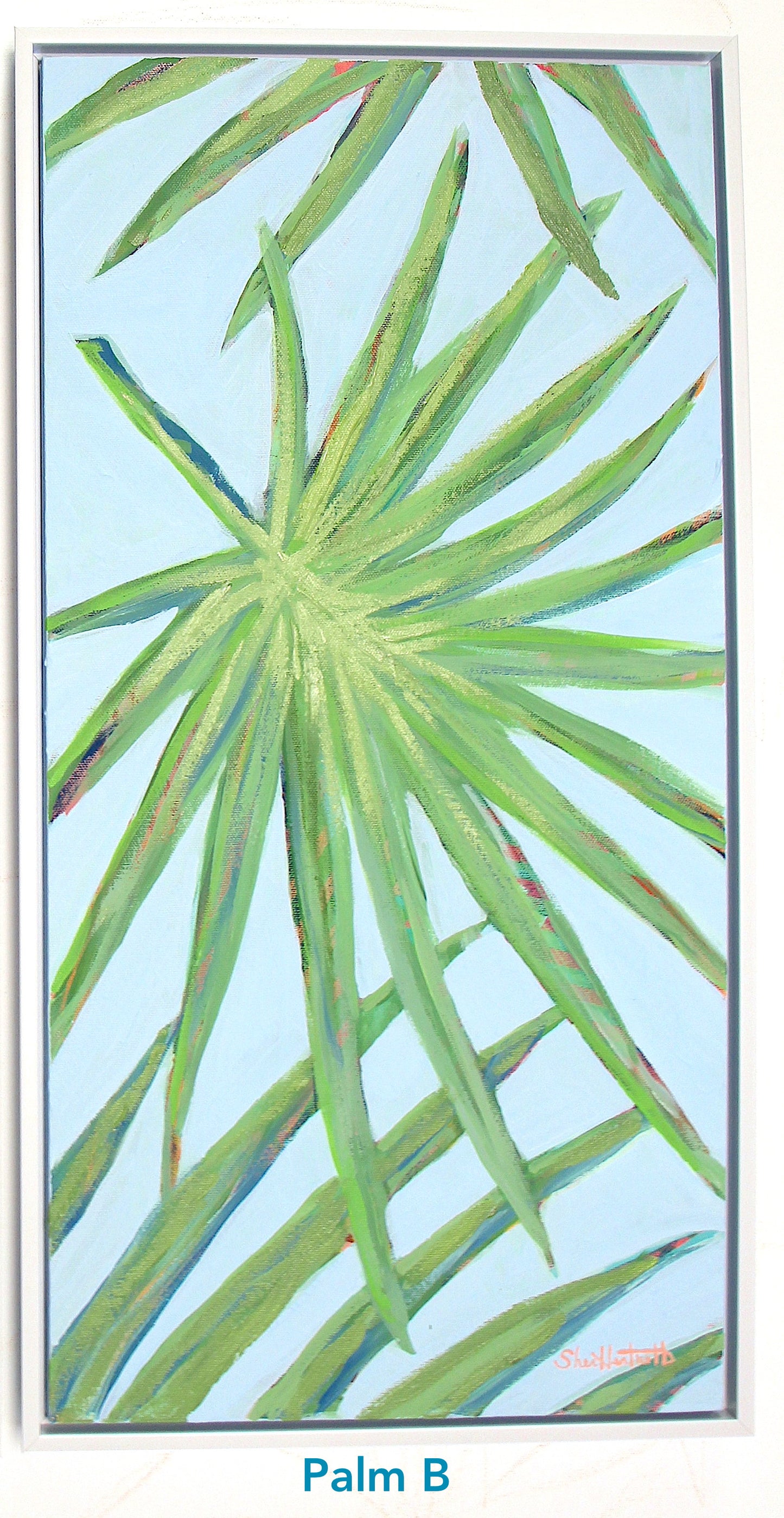Palm Leaf Tall Set (Available April 17th)-Original Painting