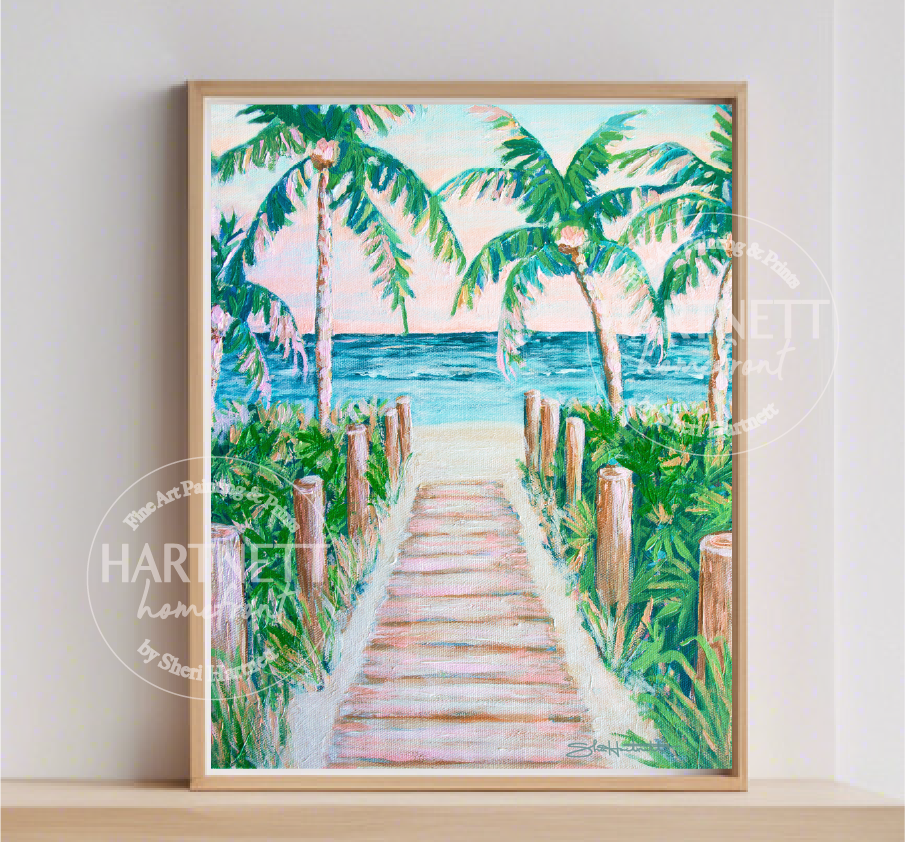 Giclee Print "Tropical Paradise" - Seaside Collection