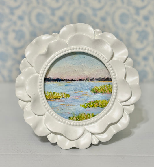 Marsh Print-framed flower