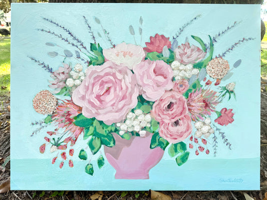 “Sweet Blooms” Original Painting