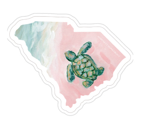 Sticker- Sea Turtle- South Carolina State
