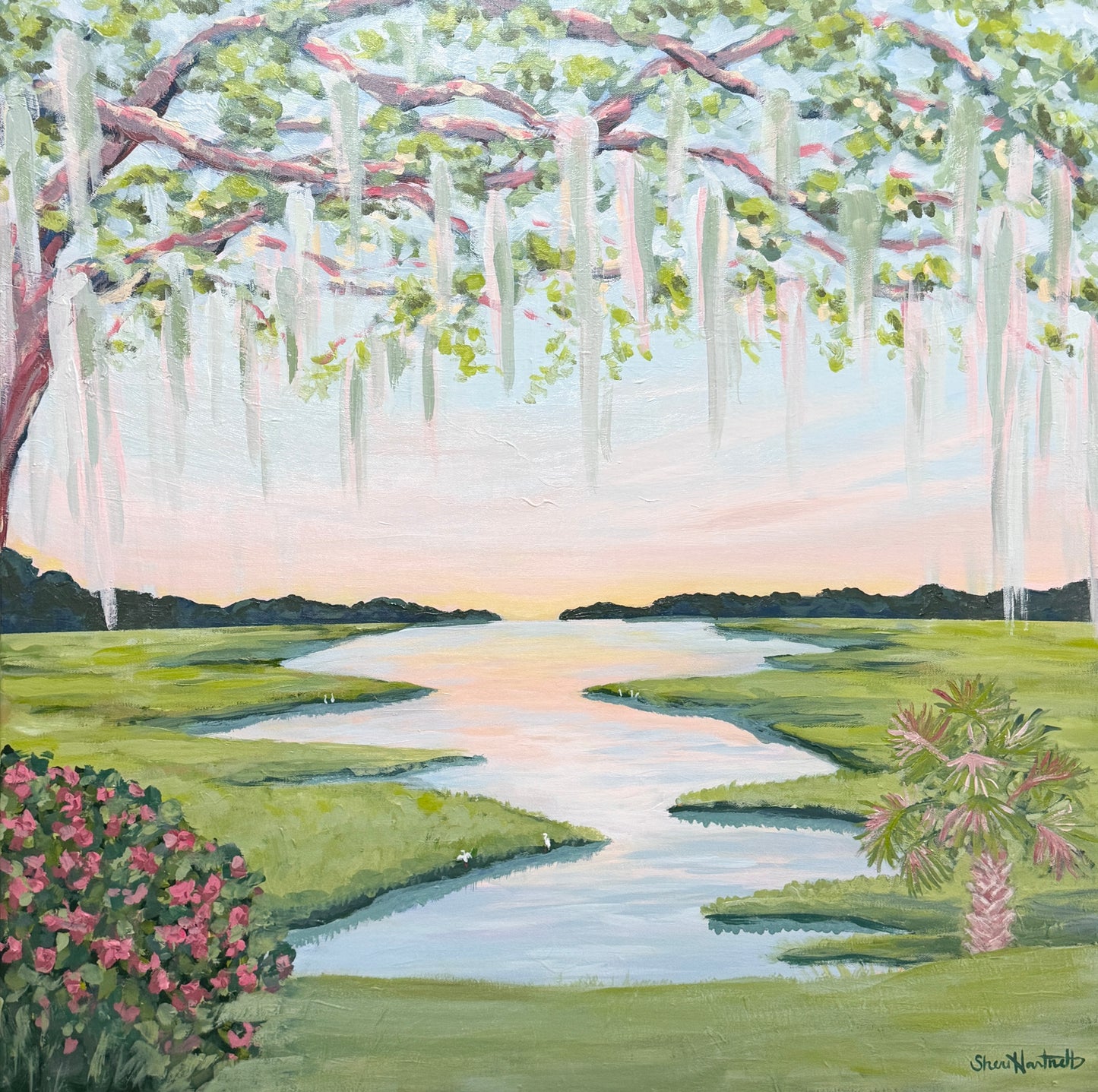 Spring Marsh | 30x30 Original Coastal Marsh