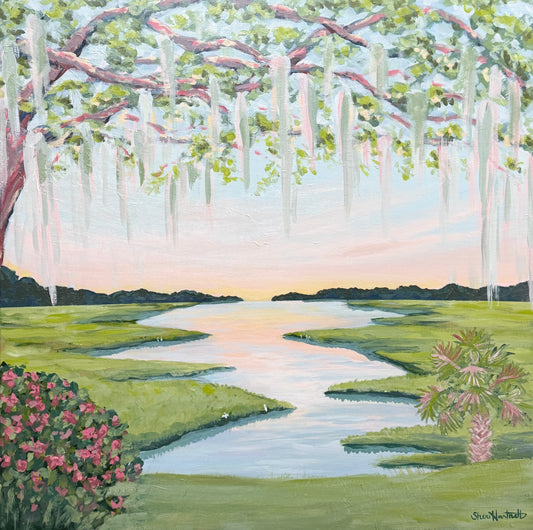 Spring Marsh | 30x30 Original Coastal Marsh