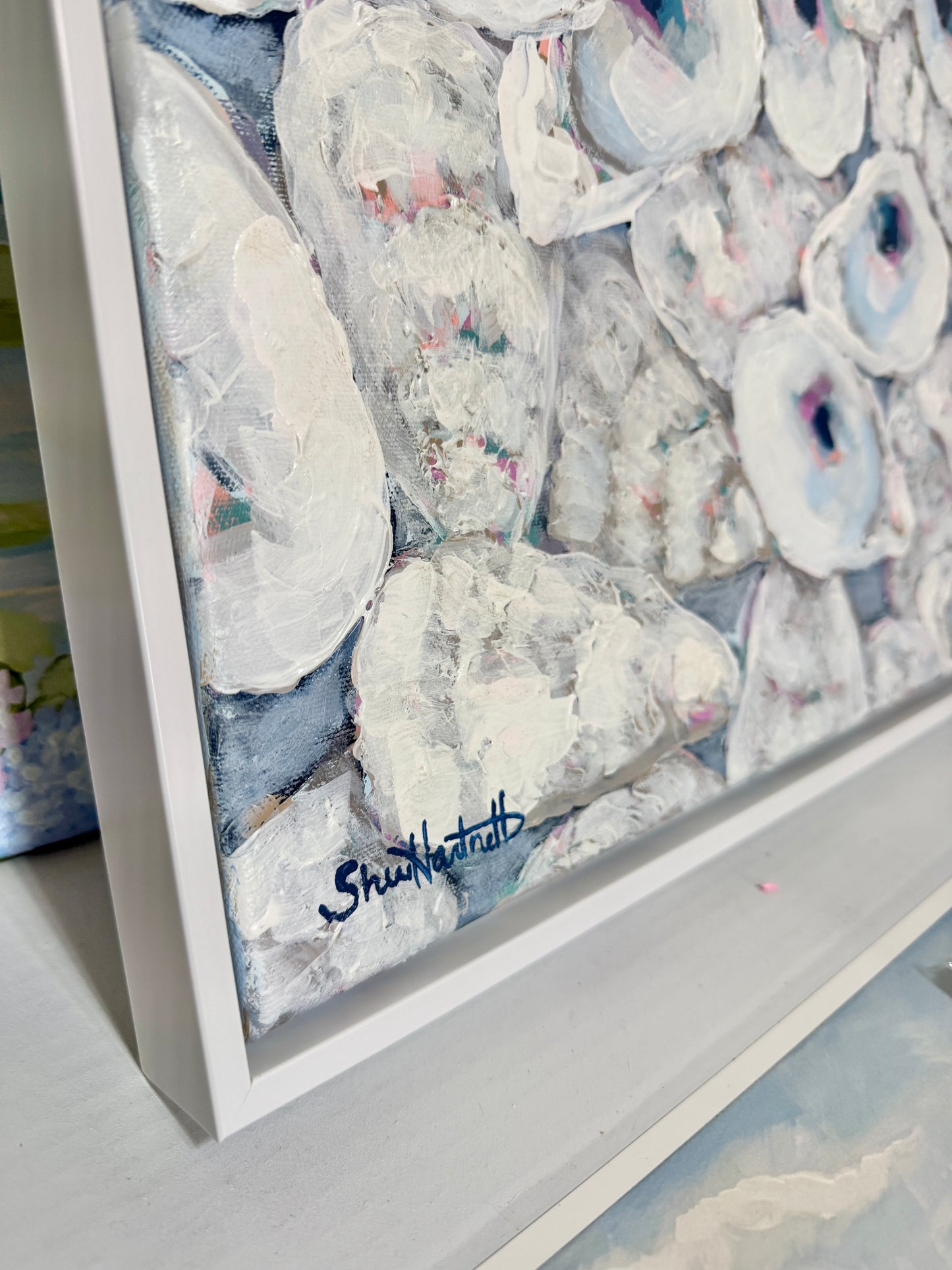 Oyster Season – Original 18x24 Acrylic Painting (Framed 19x25)