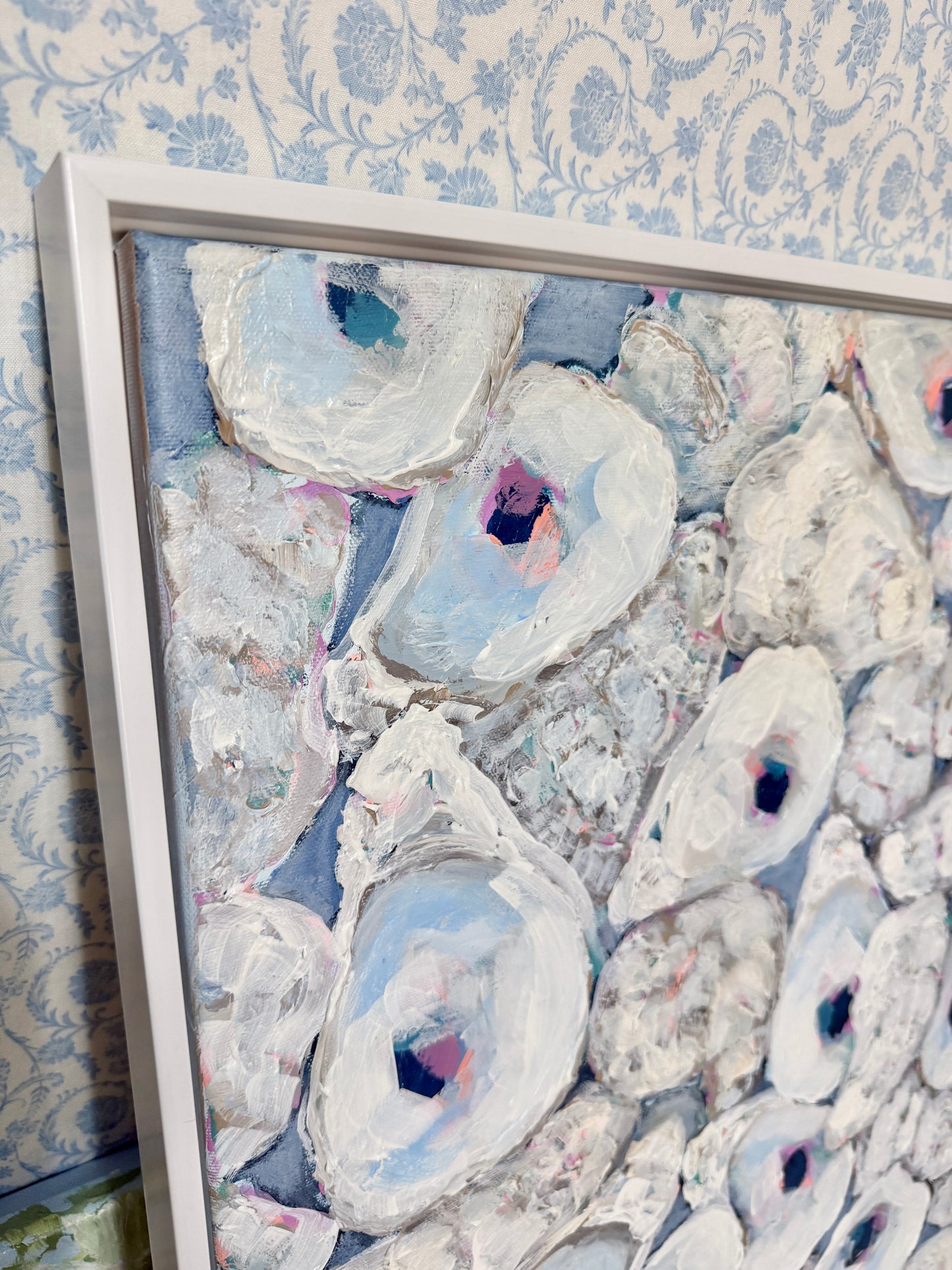 Oyster Season – Original 18x24 Acrylic Painting (Framed 19x25)