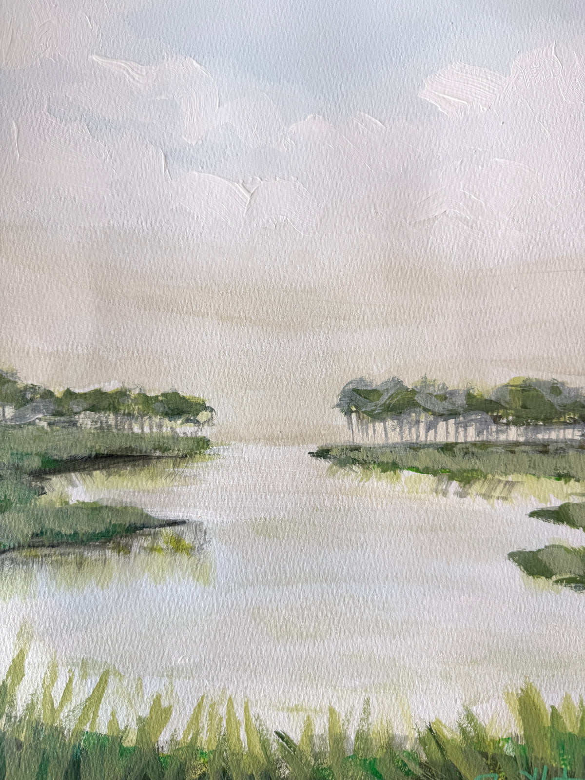 Marsh Study II - Original Lowcountry Acrylic Painting