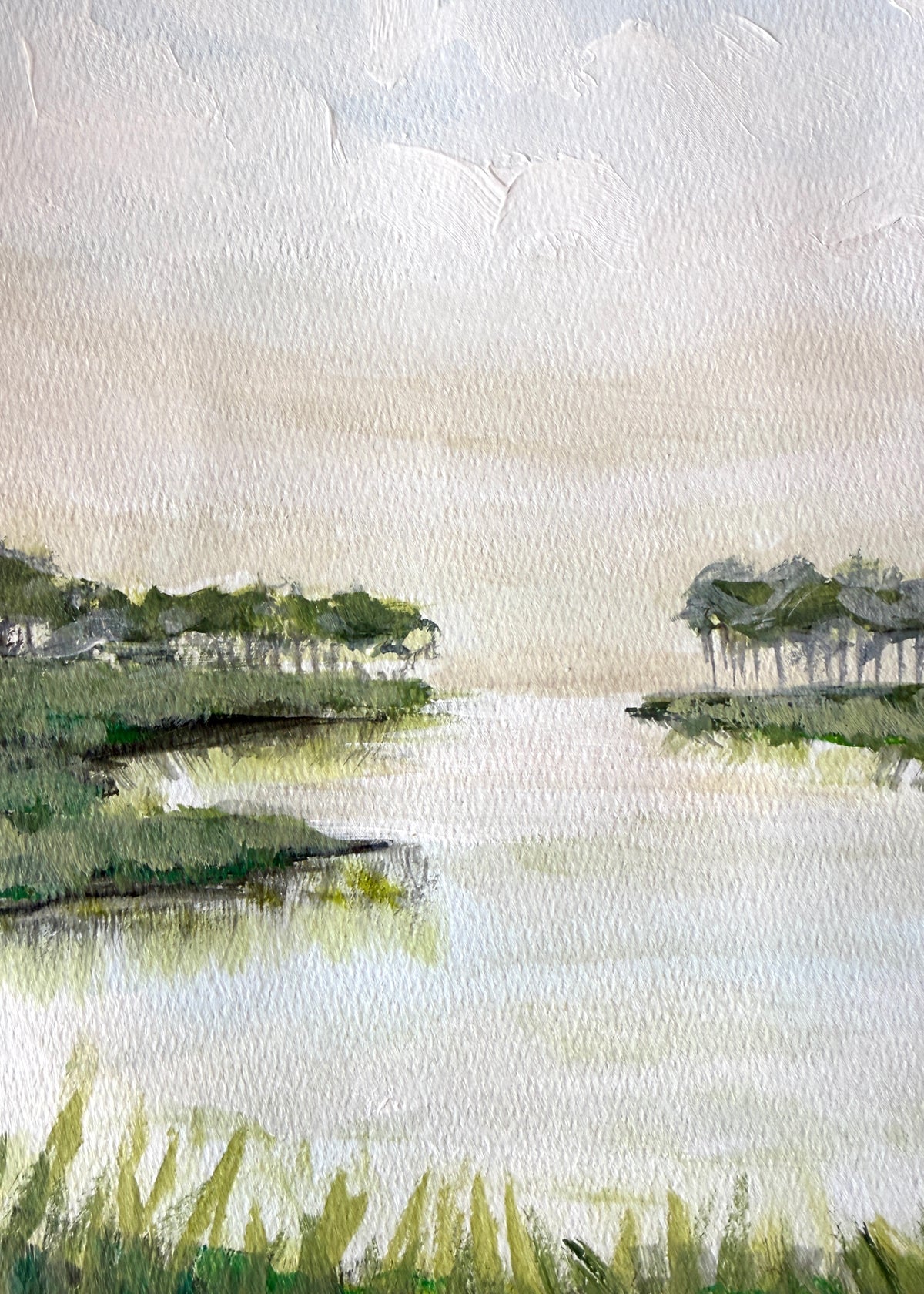 Marsh Study II - Original Lowcountry Acrylic Painting