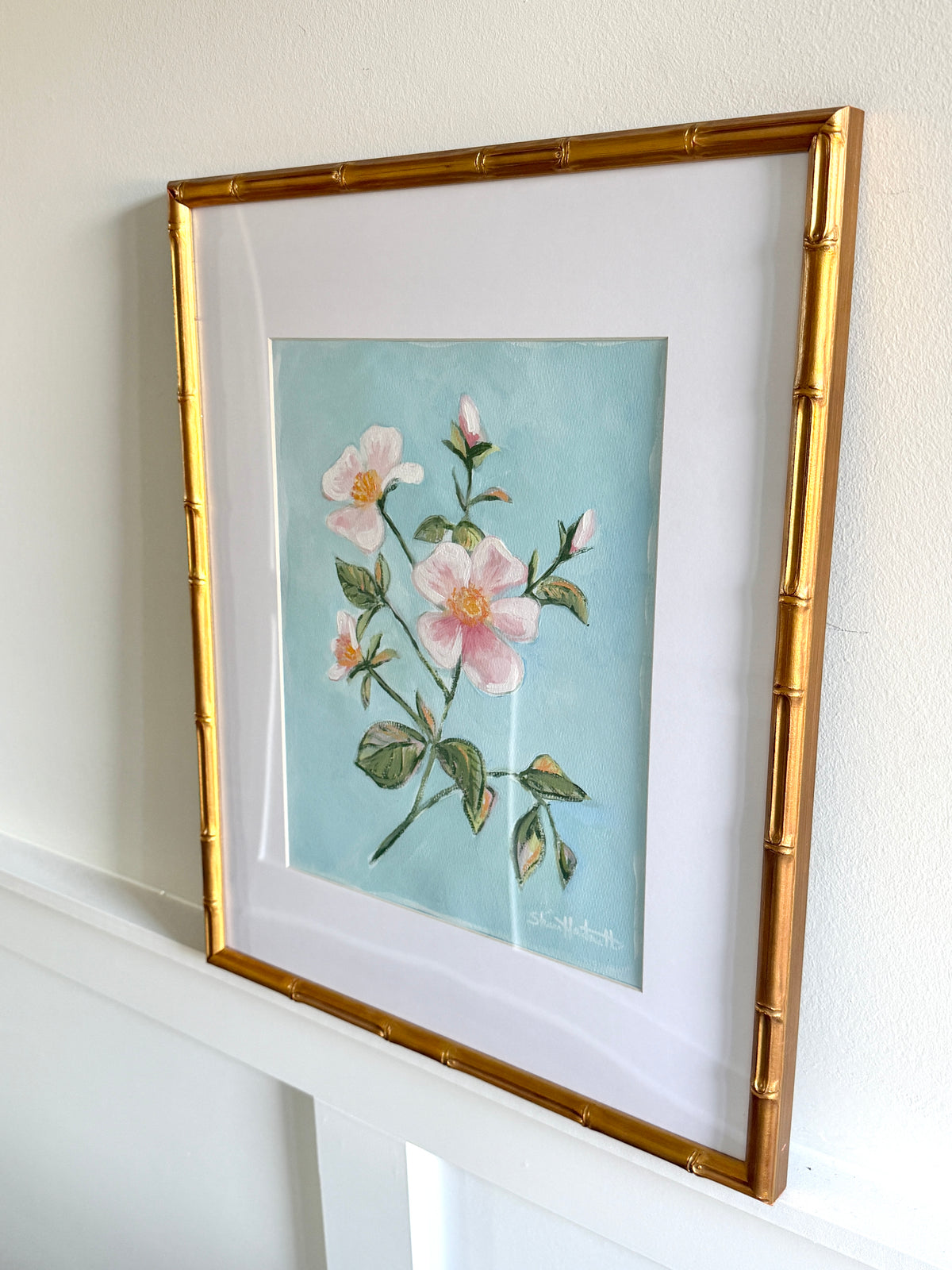 Blue Sky Blossom- Original