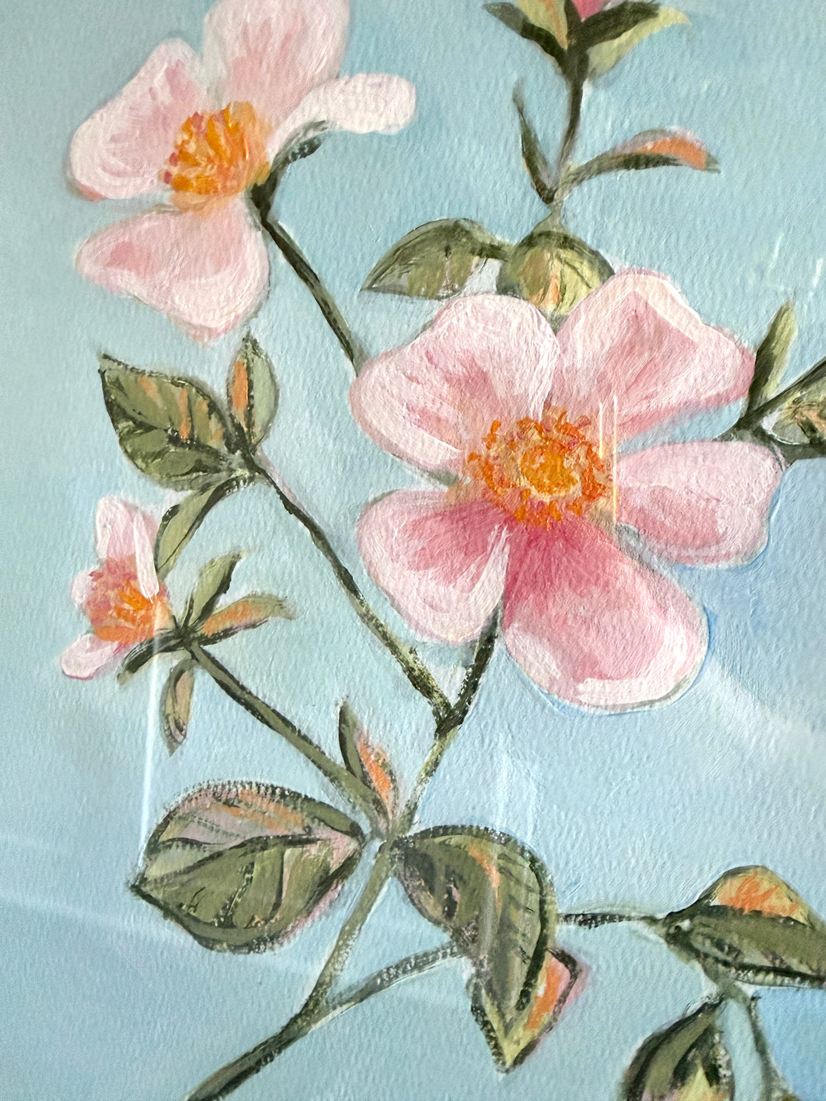 Blue Sky Blossom- Original