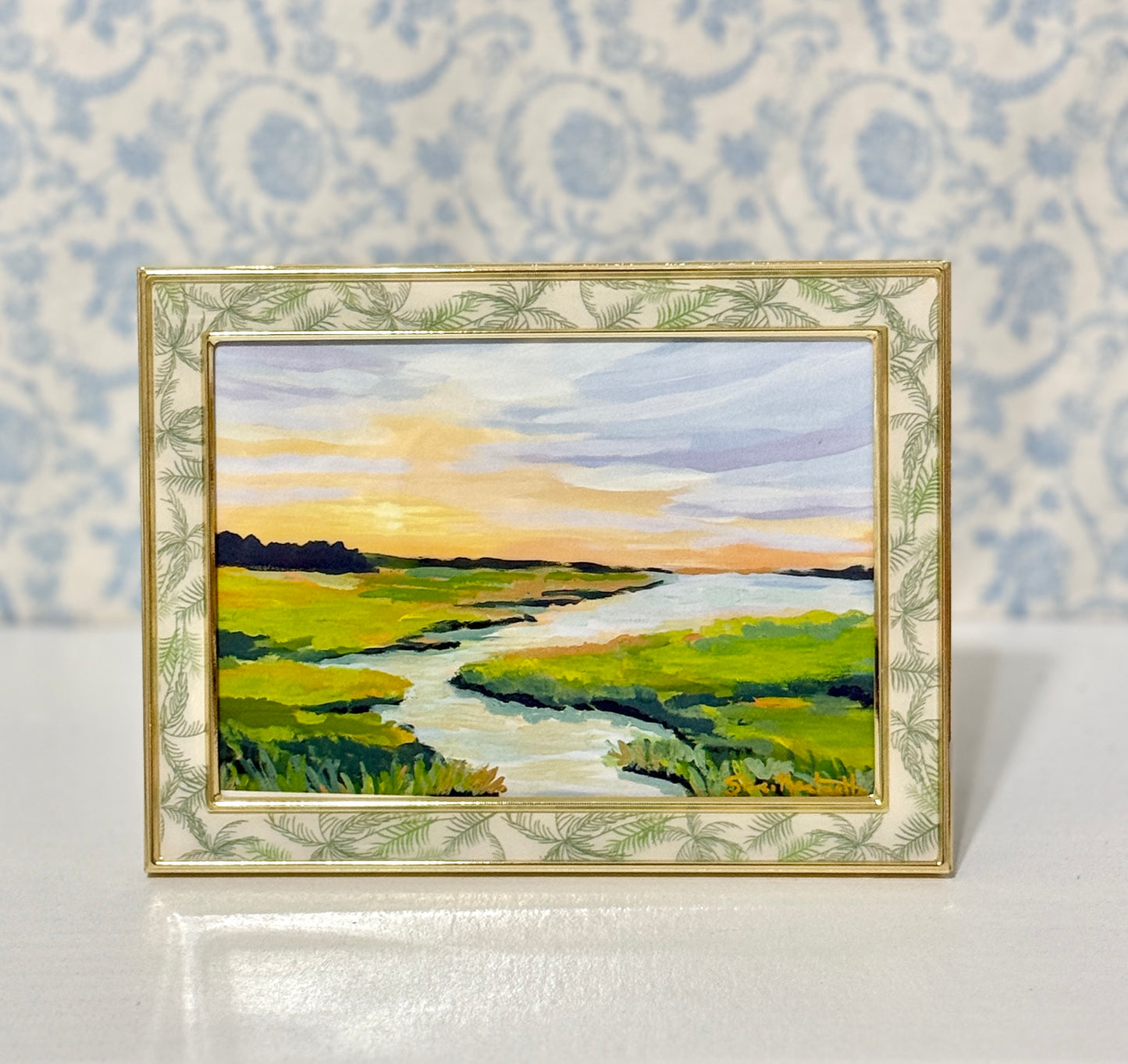 Where the Tide Whispers – Framed Lowcountry Marsh Art Print