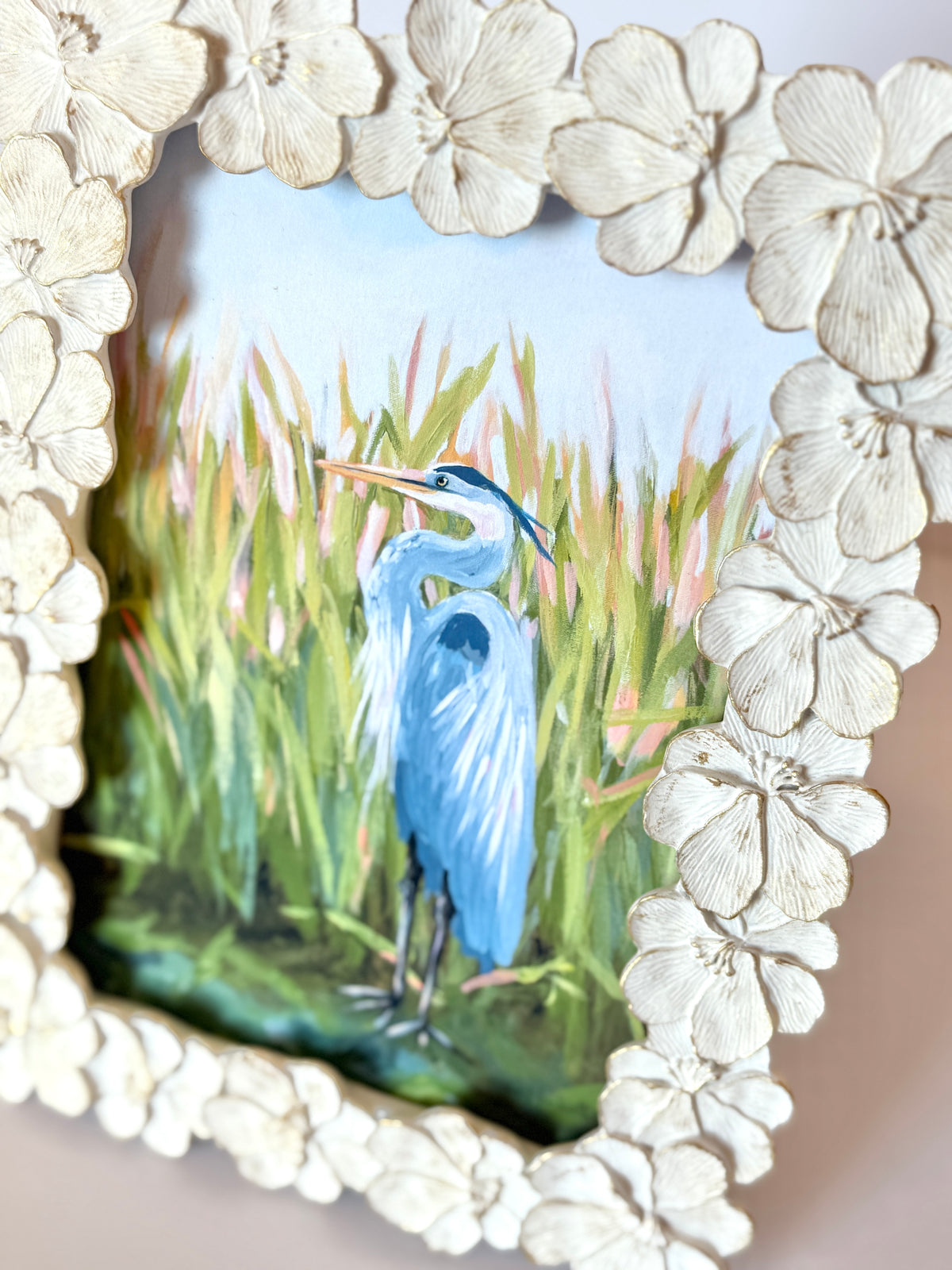 Quiet Watch - Great Blue Heron Framed Fine Art Print