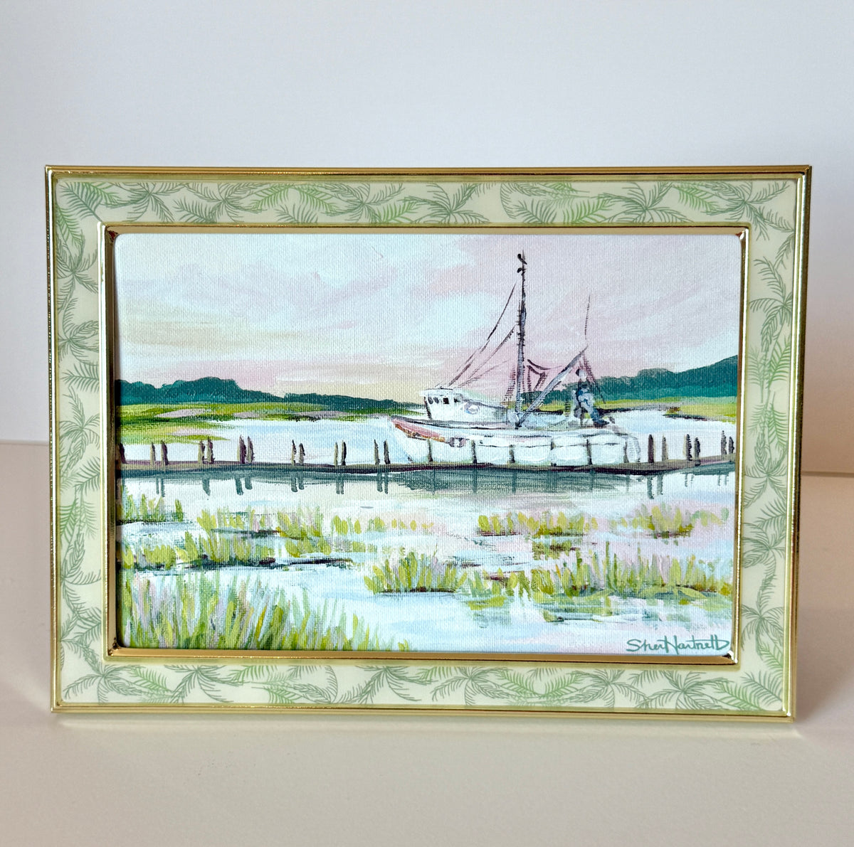 Shrimp Boat Framed Fine Art Print - Lowcountry Classic Collection