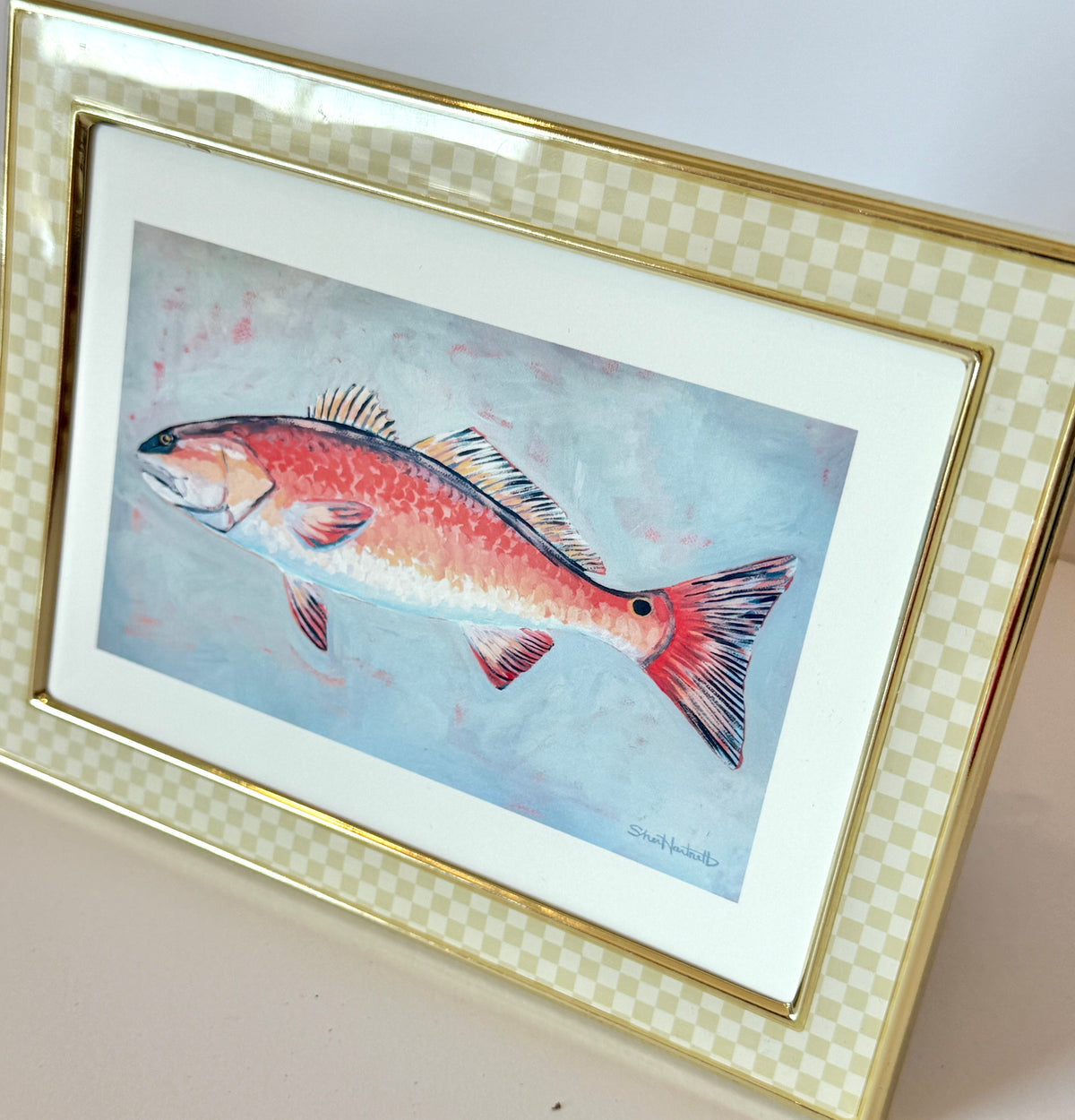 Redfish Framed Fine Art Print