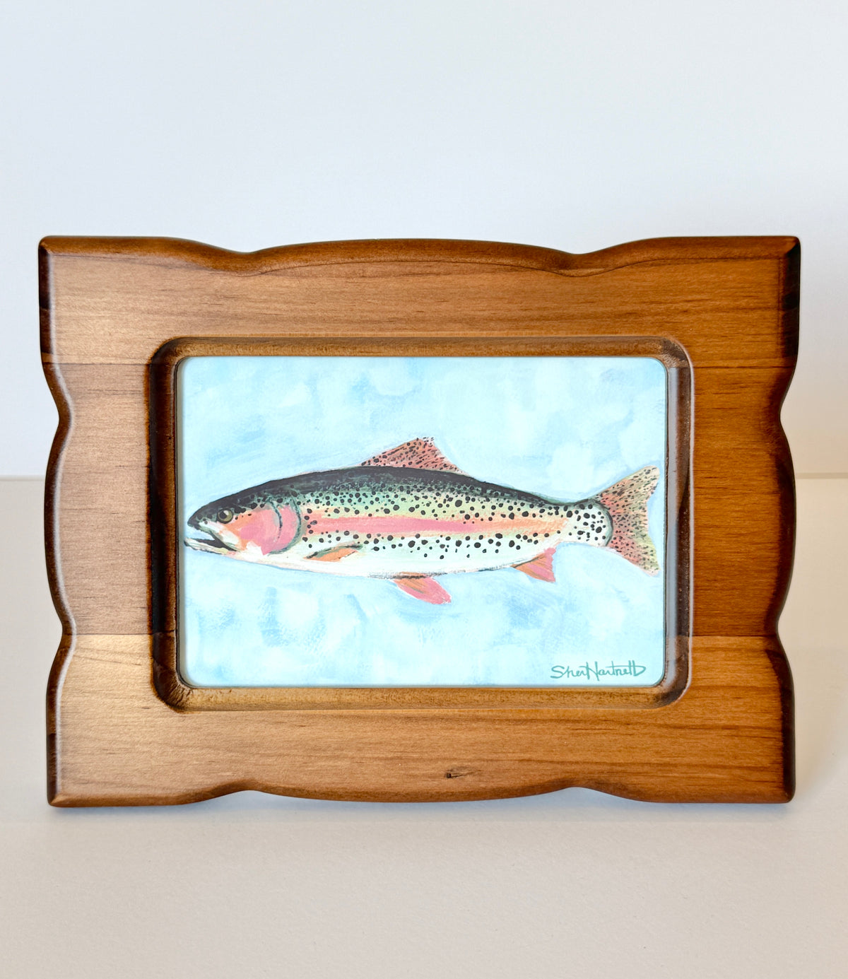 Rainbow Trout Framed Fine Art Print- Framed