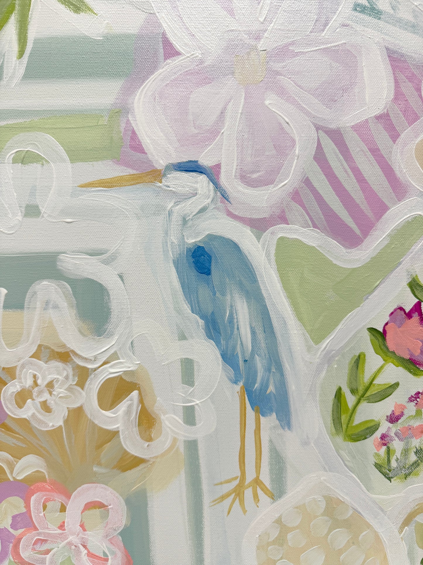 Garden Whispers & Harbor Daydreams | Original Diptych Painting Set | 24x30 Each