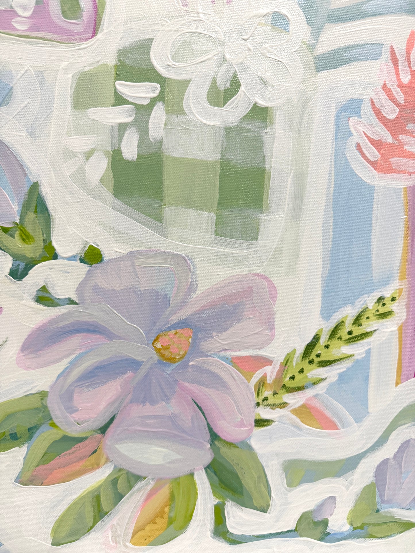 Garden Whispers & Harbor Daydreams | Original Diptych Painting Set | 24x30 Each