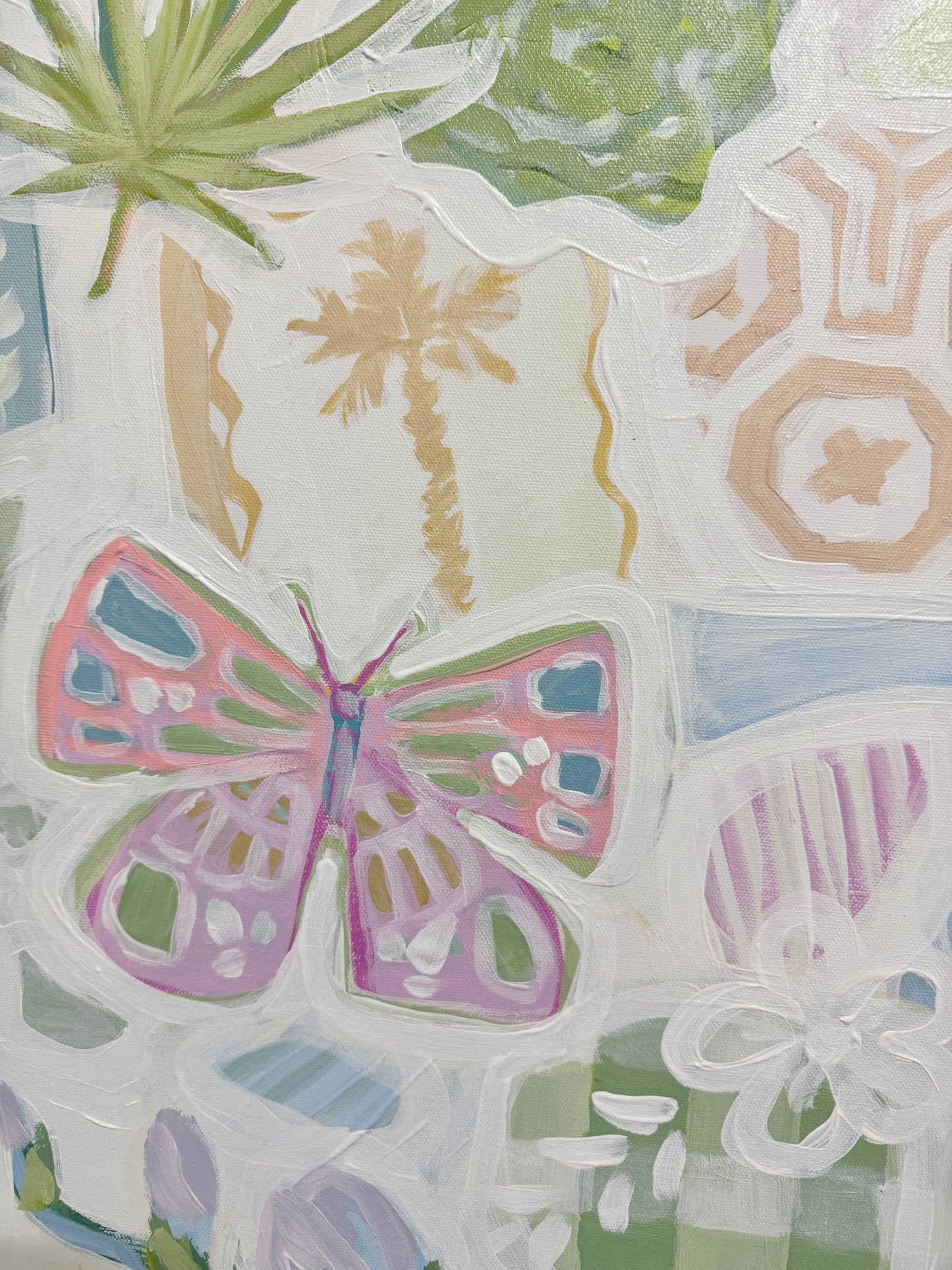 Garden Whispers & Harbor Daydreams | Original Diptych Painting Set | 24x30 Each