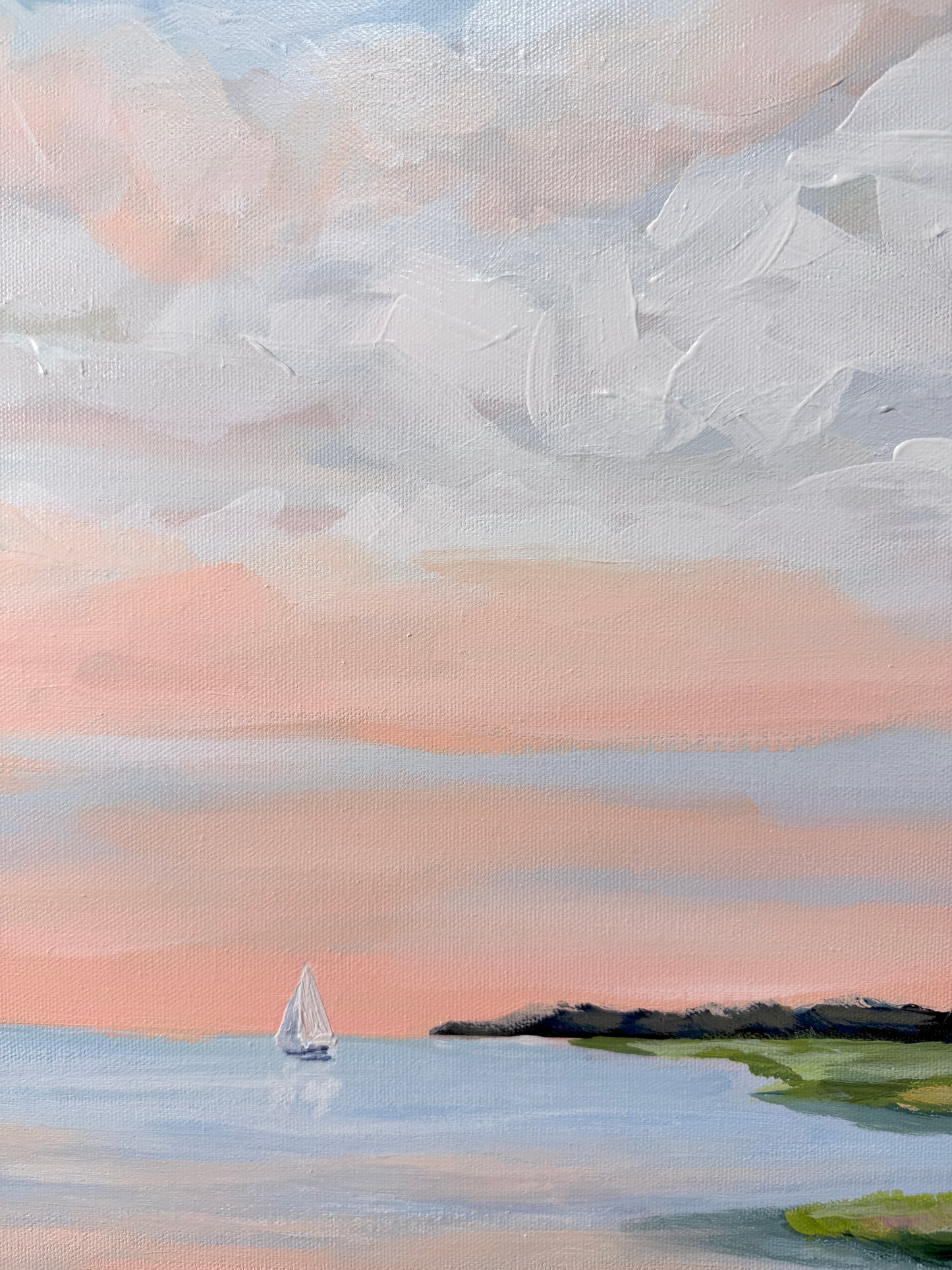 Quiet Passage — Original 30x40 Marsh Landscape Painting