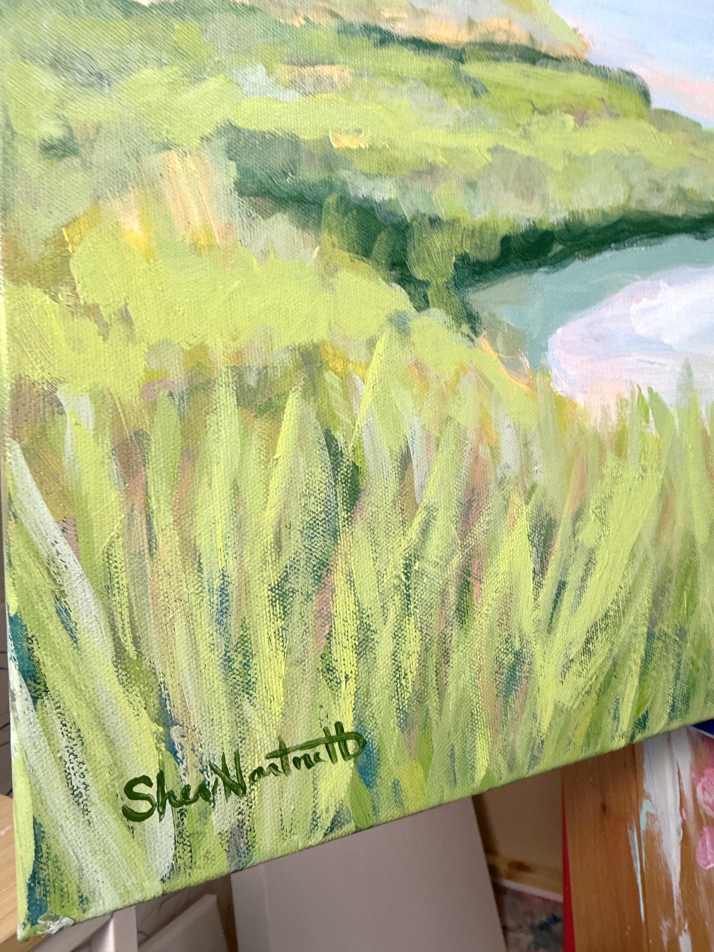 Quiet Passage — Original 30x40 Marsh Landscape Painting