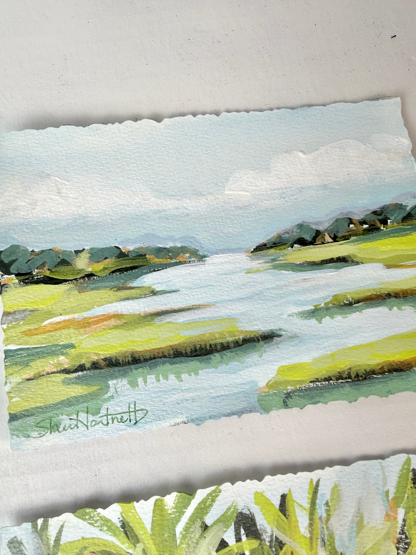 Lowcountry Calm Collection — Set of 4 Original 5x7 Coastal Paintings- No. 2