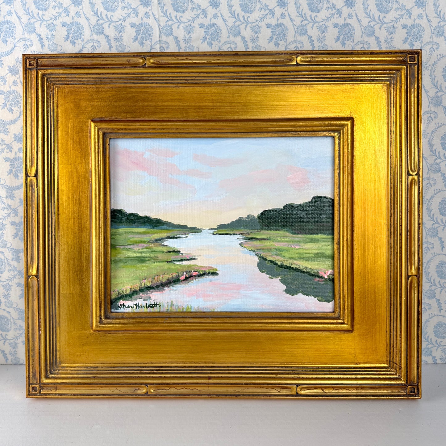 Marsh | Original Acrylic Painting | Lowcountry Classic Collection | Framed