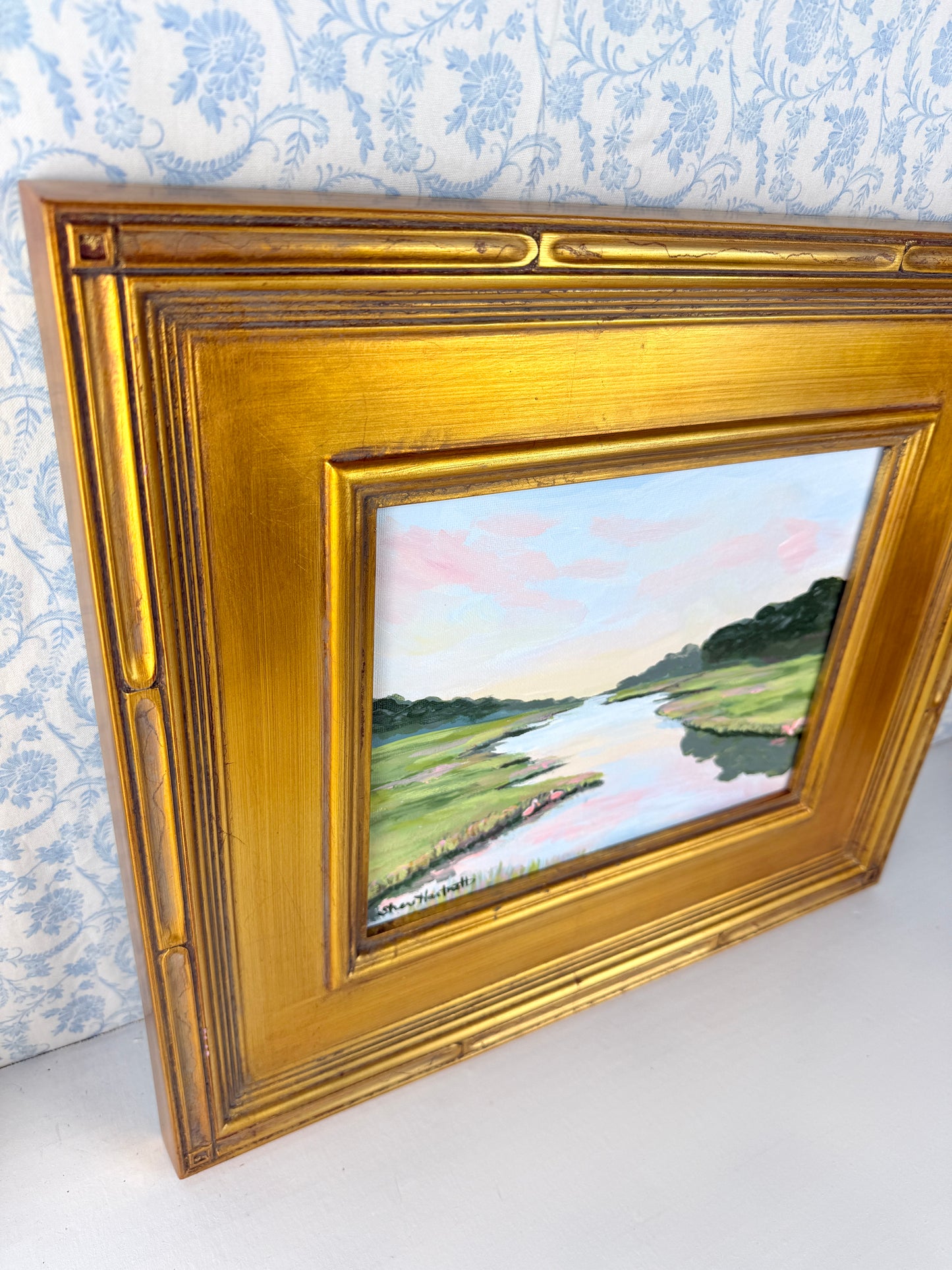 Marsh | Original Acrylic Painting | Lowcountry Classic Collection | Framed