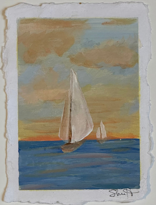 Sunset- Small Batch Acrylic Painting #1