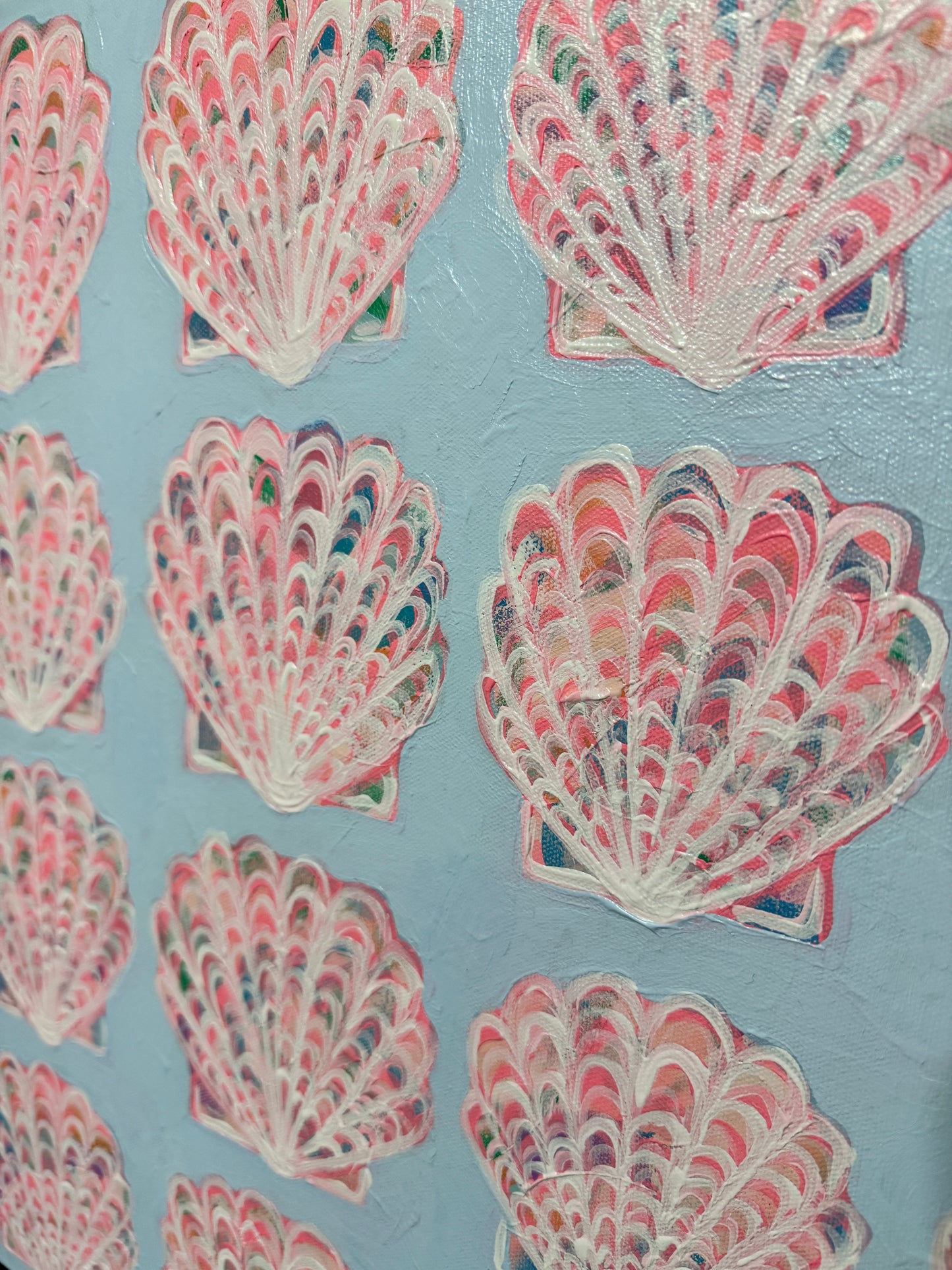 Bright Shells- Original Acrylic Painting