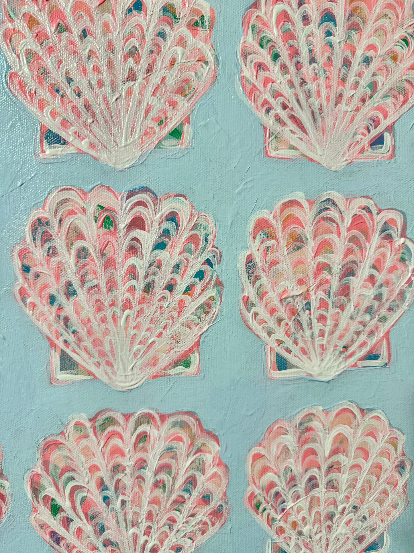 Bright Shells- Original Acrylic Painting