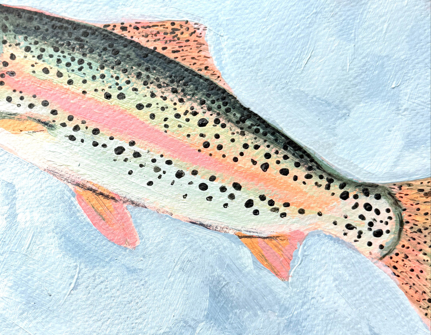 ORIGINAL 8x10 Rainbow Trout