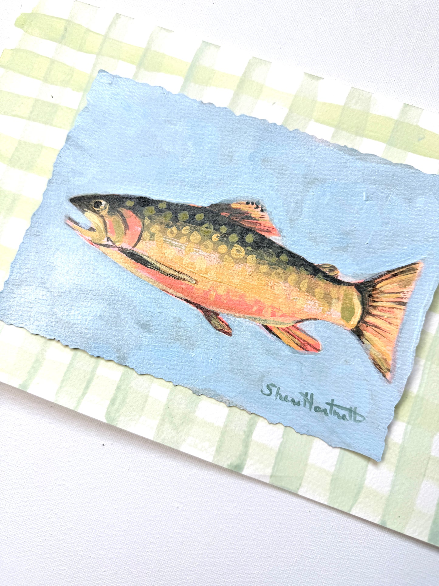 Patterned PRINT Backing for Layering Prints