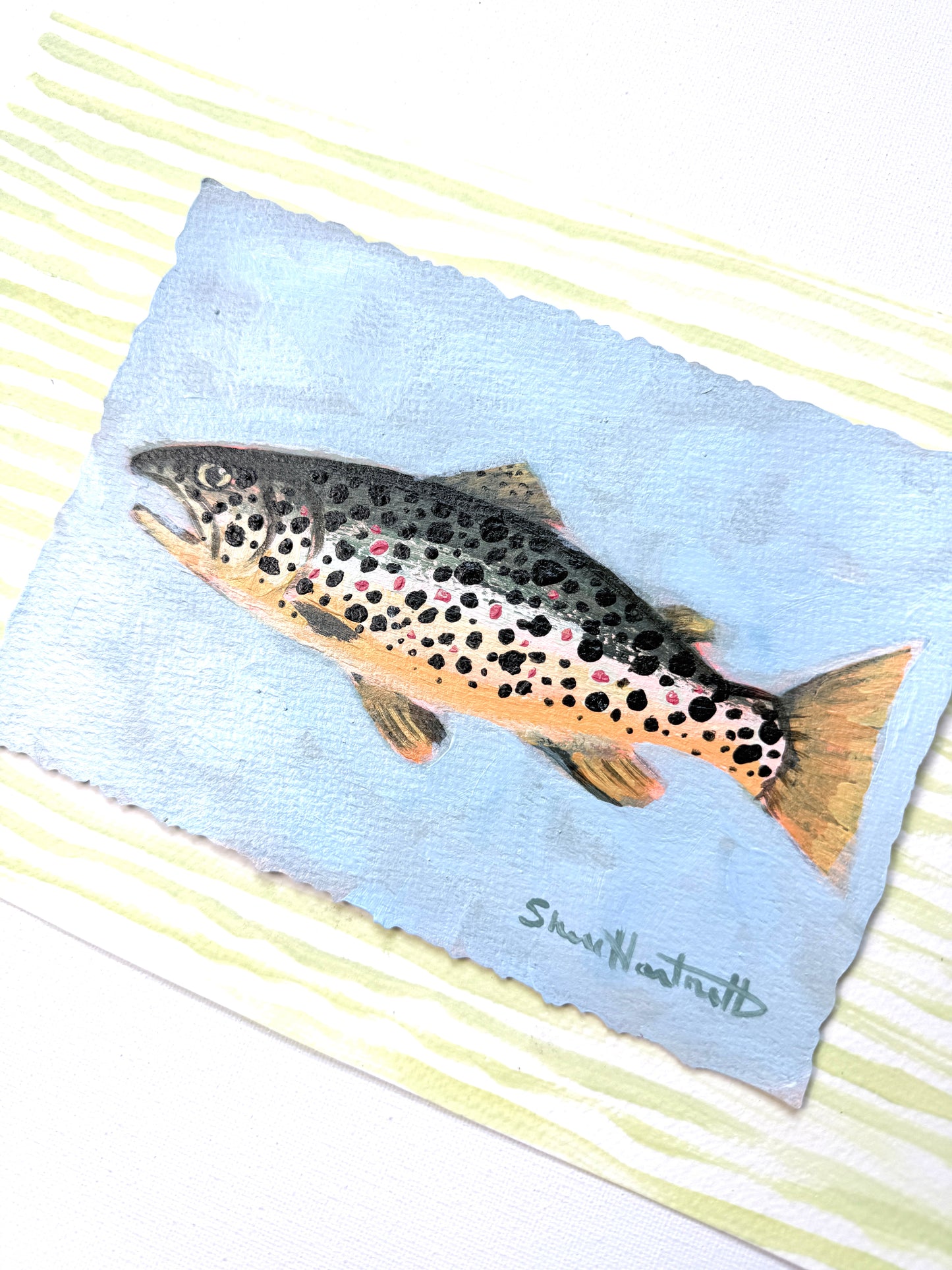 Patterned PRINT Backing for Layering Prints