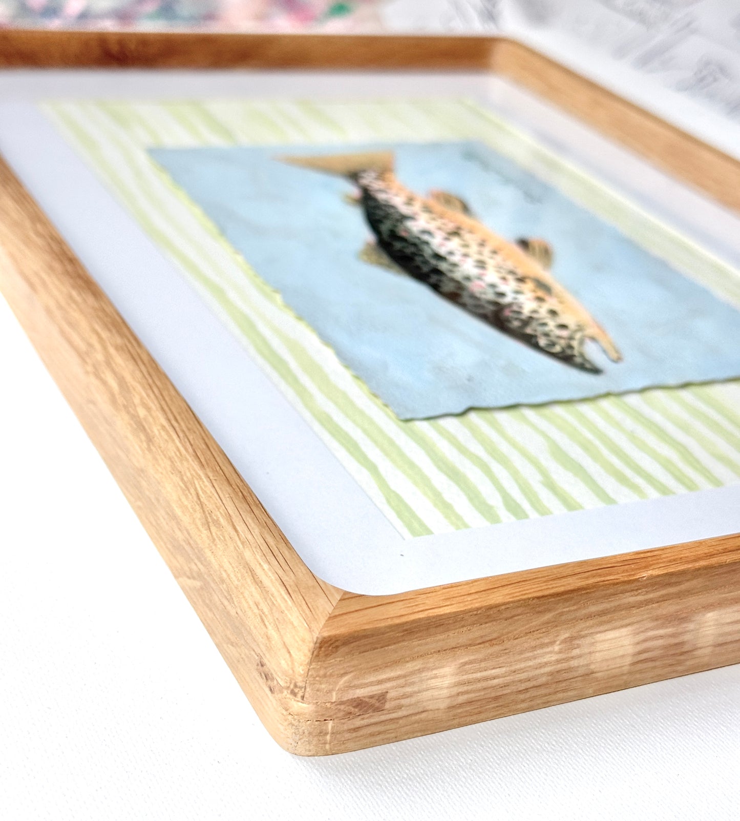 Framed ORIGINAL Brown Trout - Part of Set III
