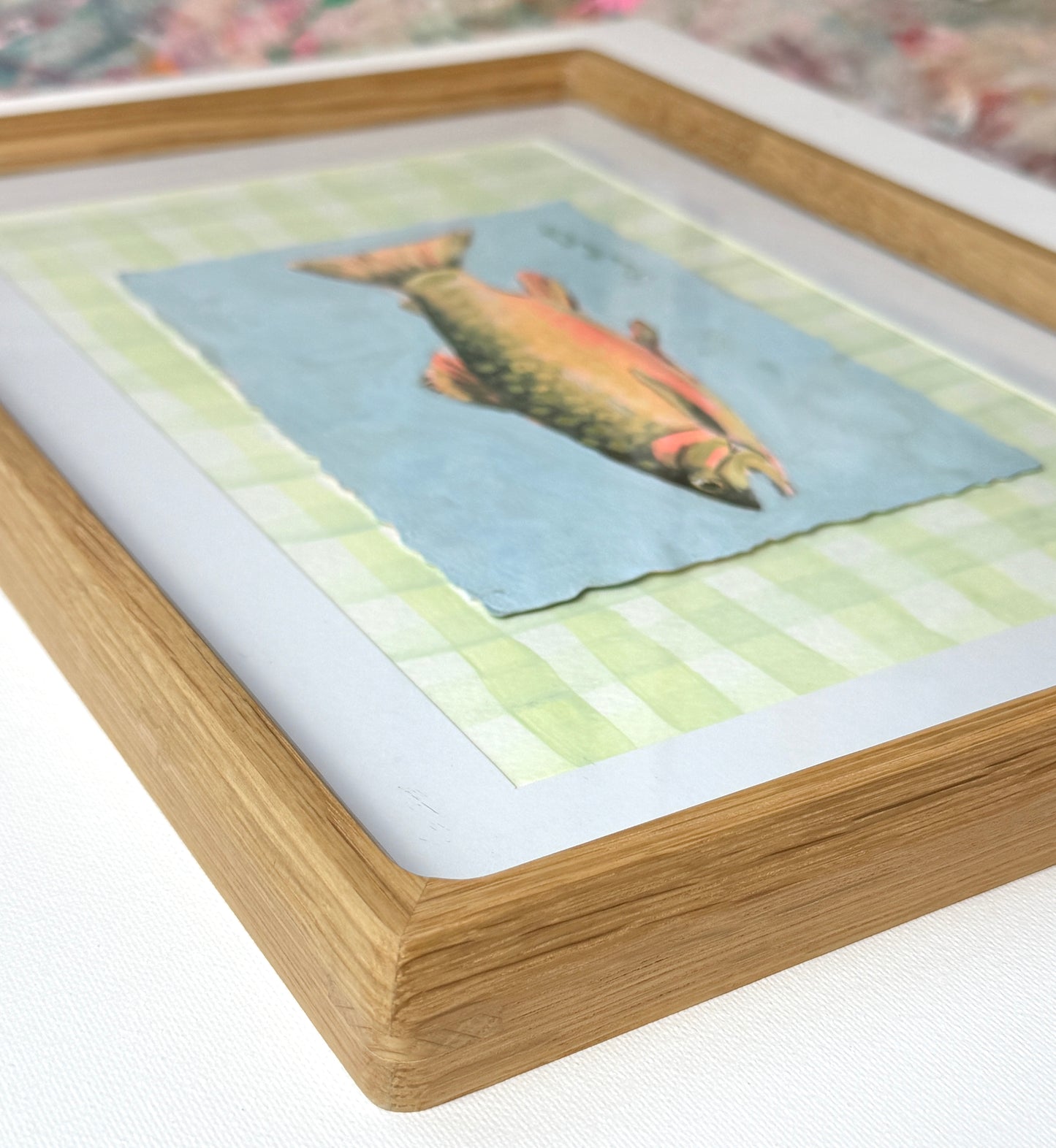Framed ORIGINAL Brook Trout - Part of Set III