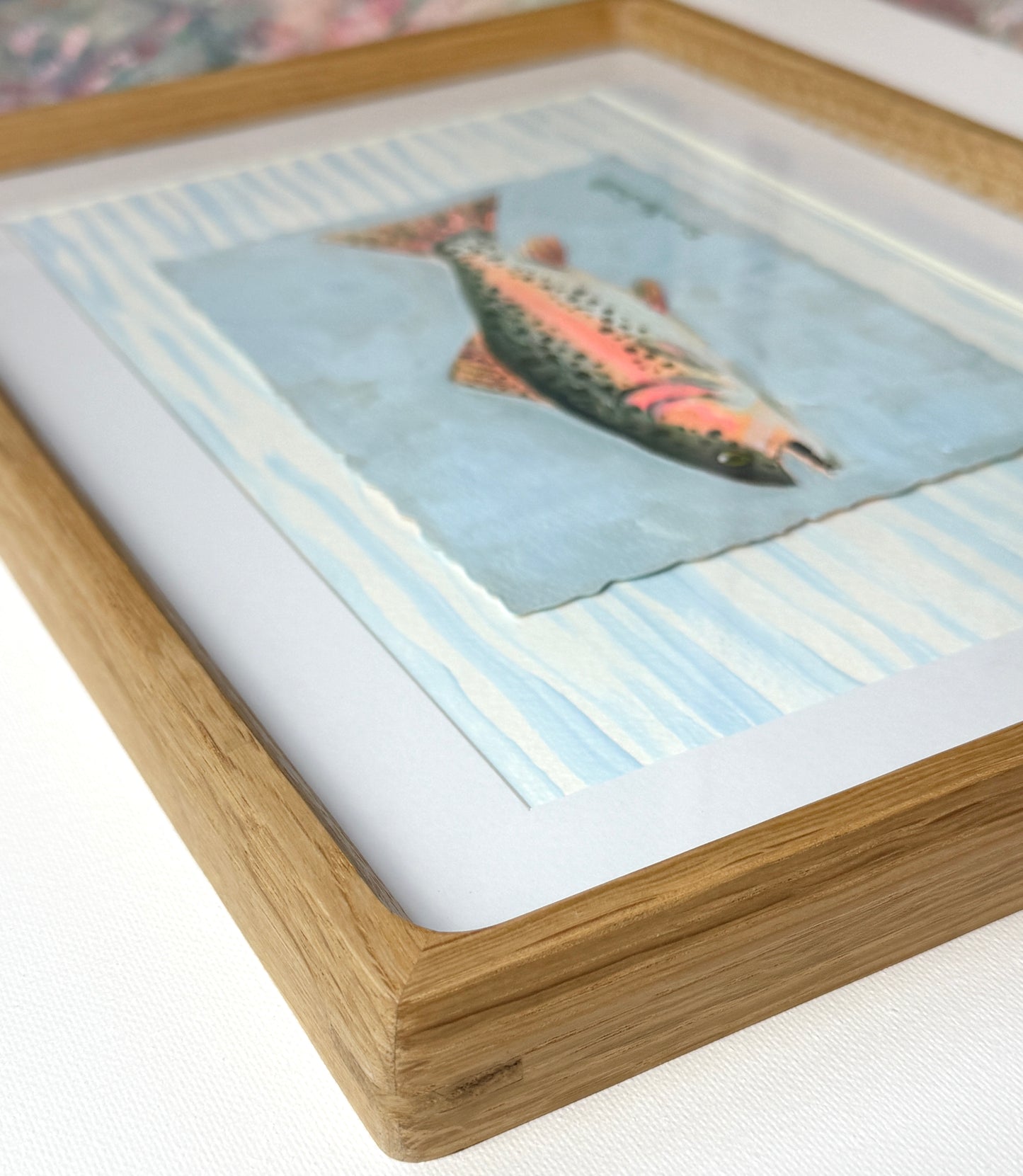 Framed ORIGINAL  Rainbow Trout- Part of Set III