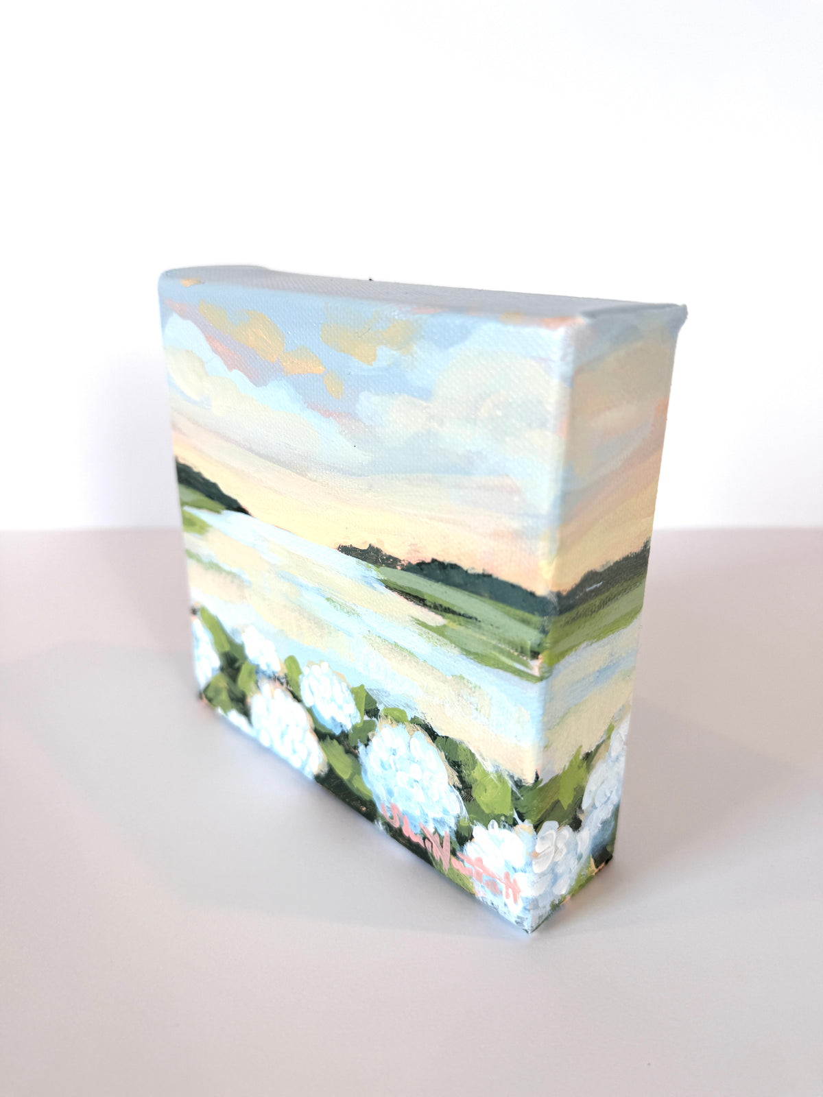 Mini Hydrangea Horizon - Original Painting
